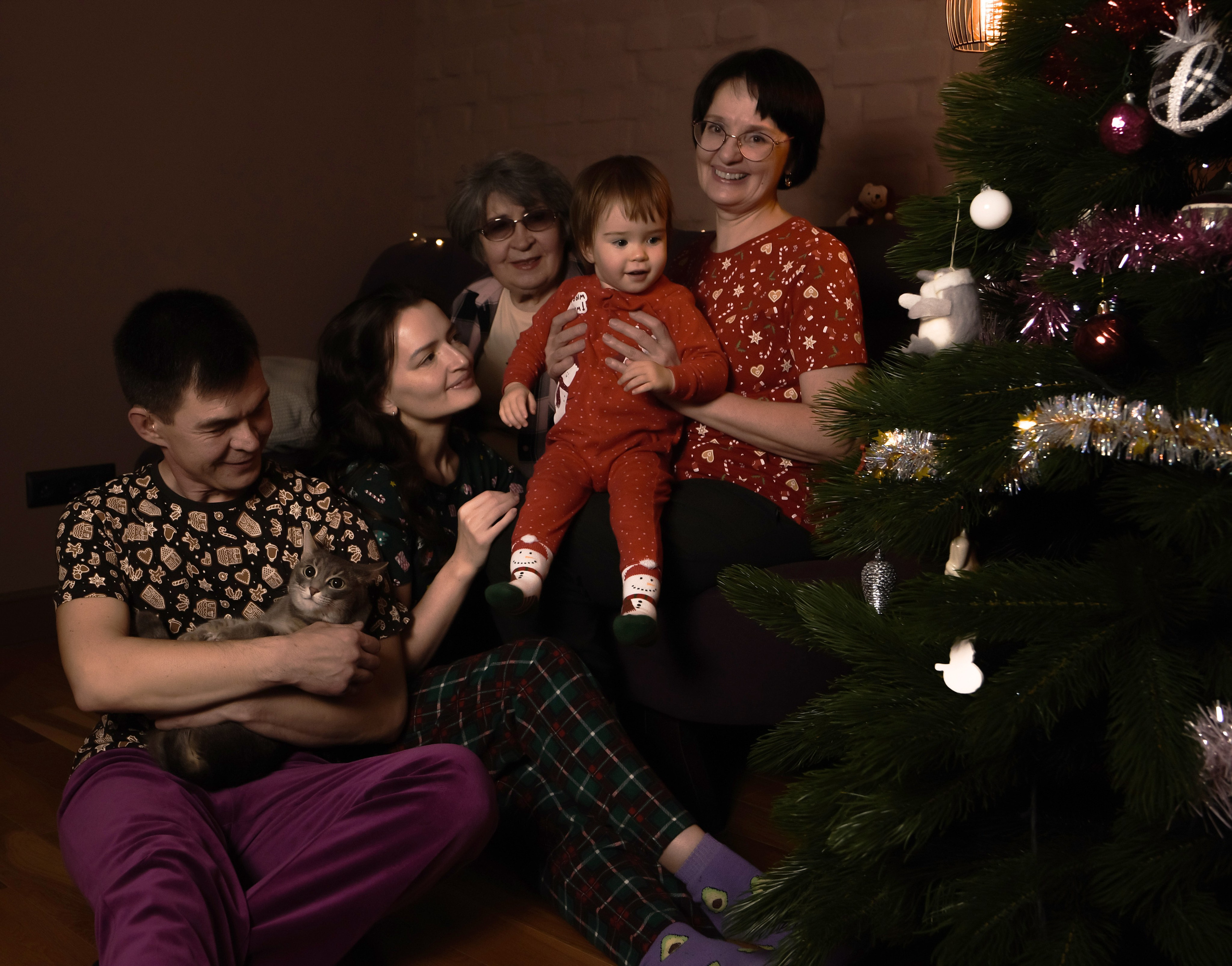 Рождественские огни. Семейный и детский фотограф в Екатеринбурге Наталия Акимова