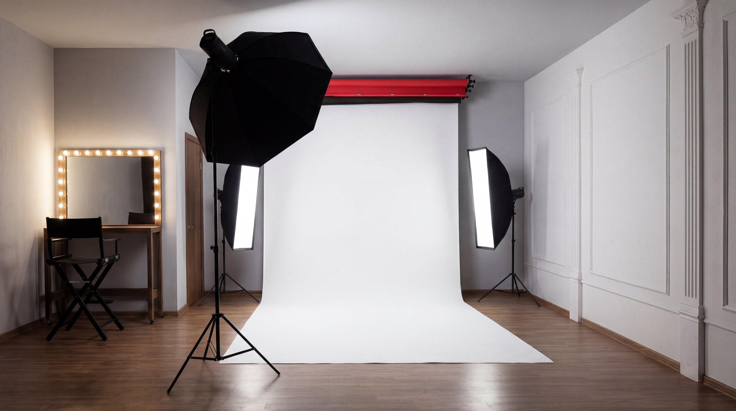Фоны и гримерная. Фотостудия и видеостудия DF Studio. Фото, видео, подкасты