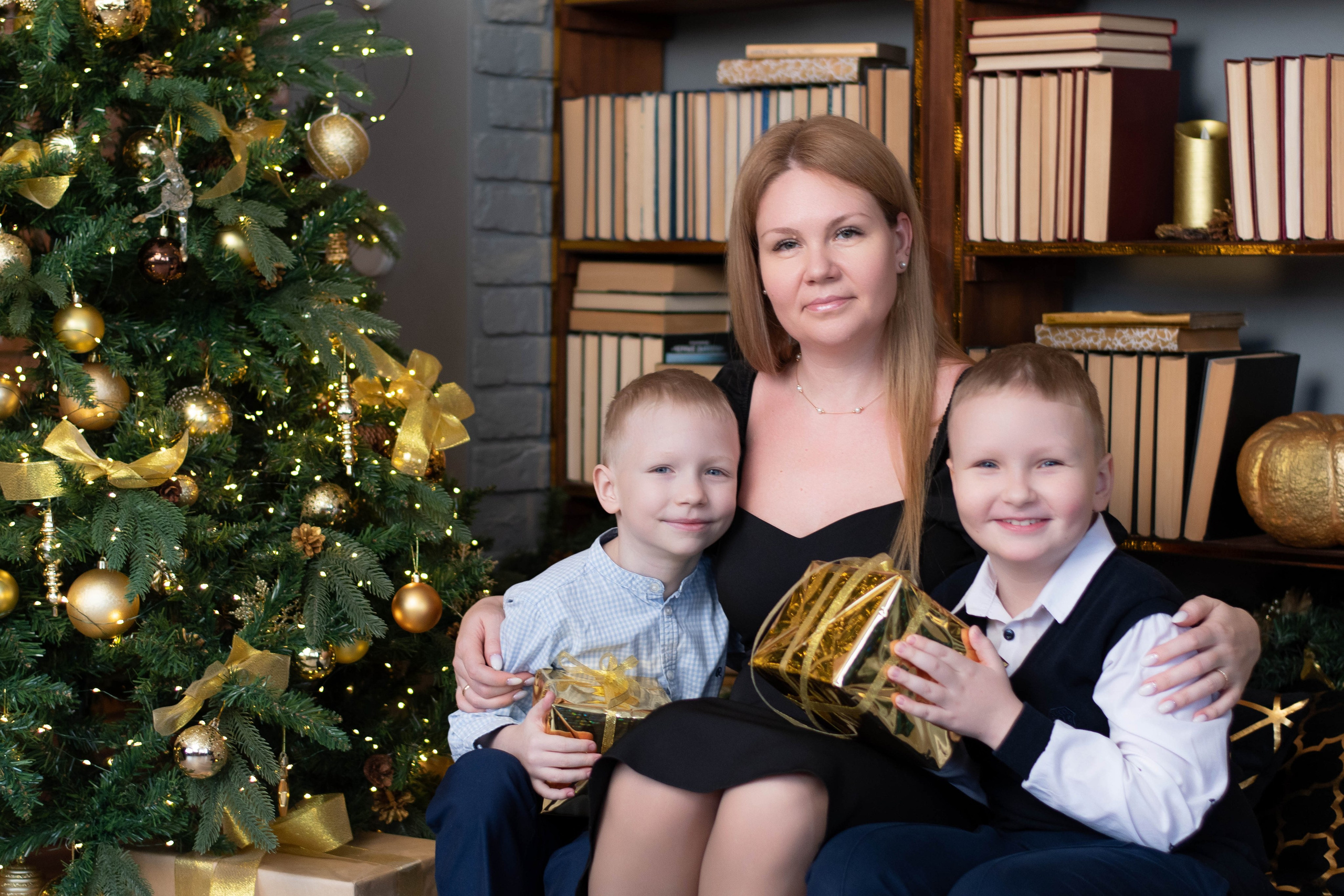 Гришины. Студийная съемка. Екатерина Бикбаева фотограф, видеограф, медиа-продюсер