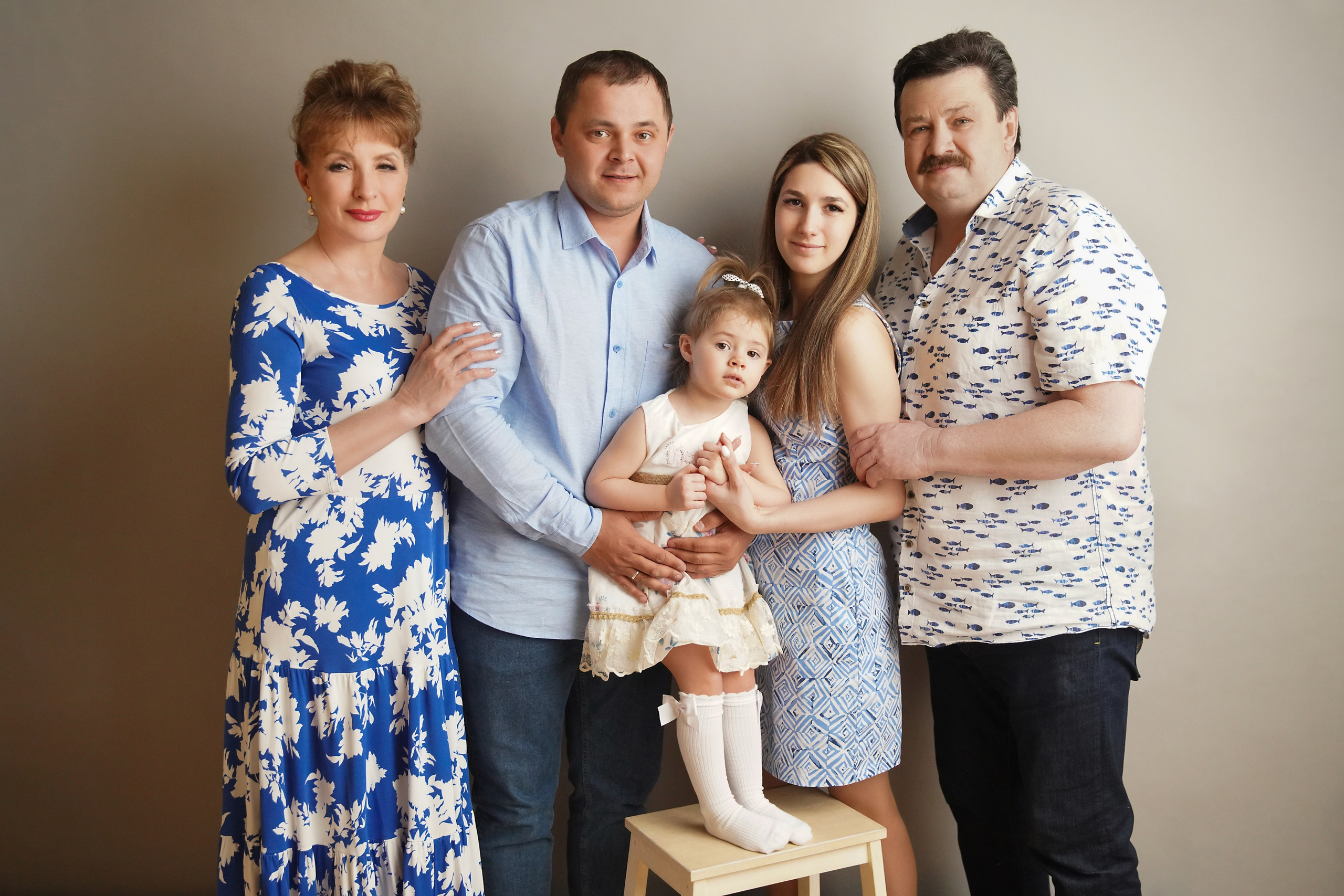 Тематическая семейная фотосессия. Фотограф новорожденных. Семейный и детский фотограф в городе Сургуте