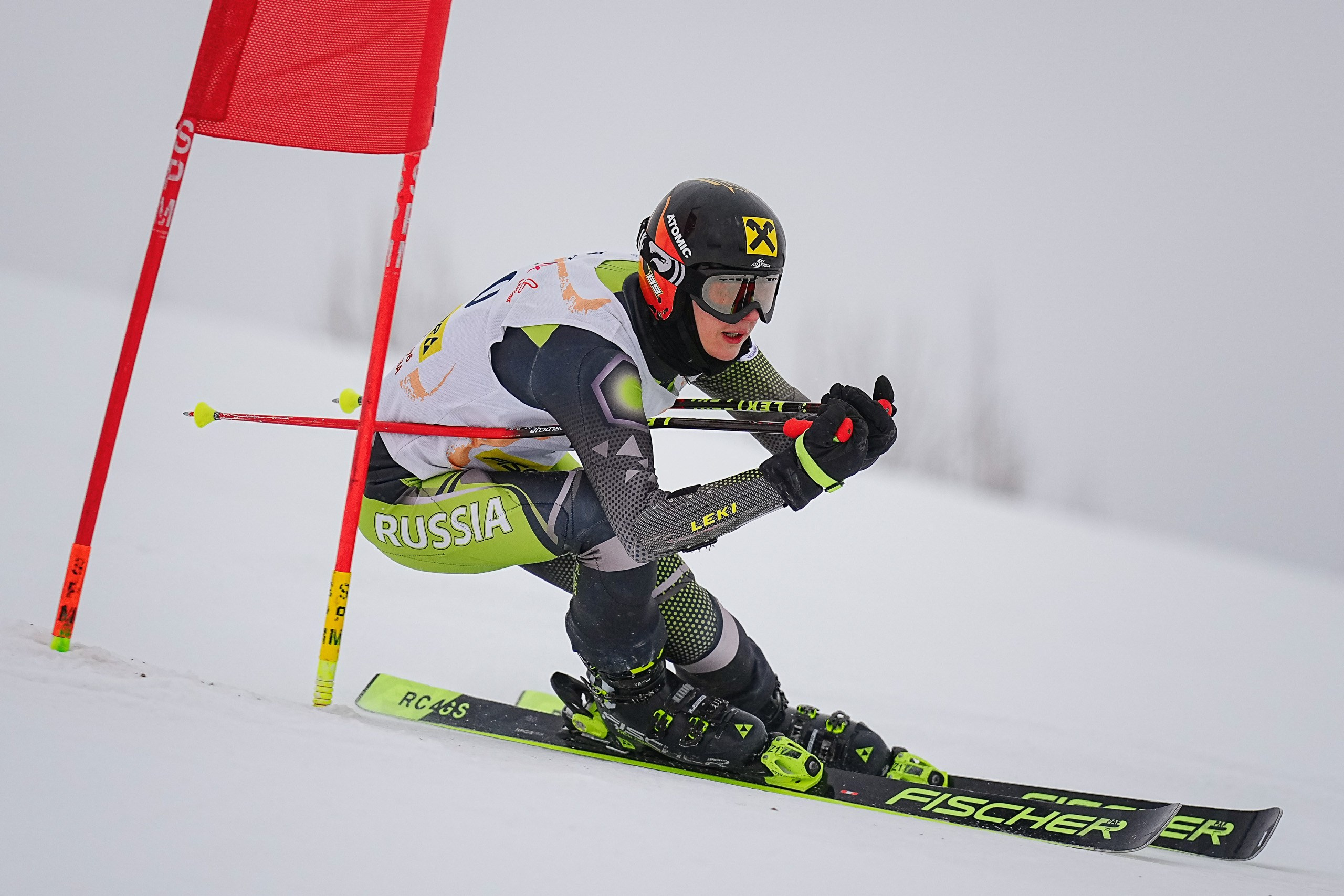 Горные лыжи. Первенство Центрального Федерального Округа. GS U16 Шуколово. Фотограф Студитский Евгений