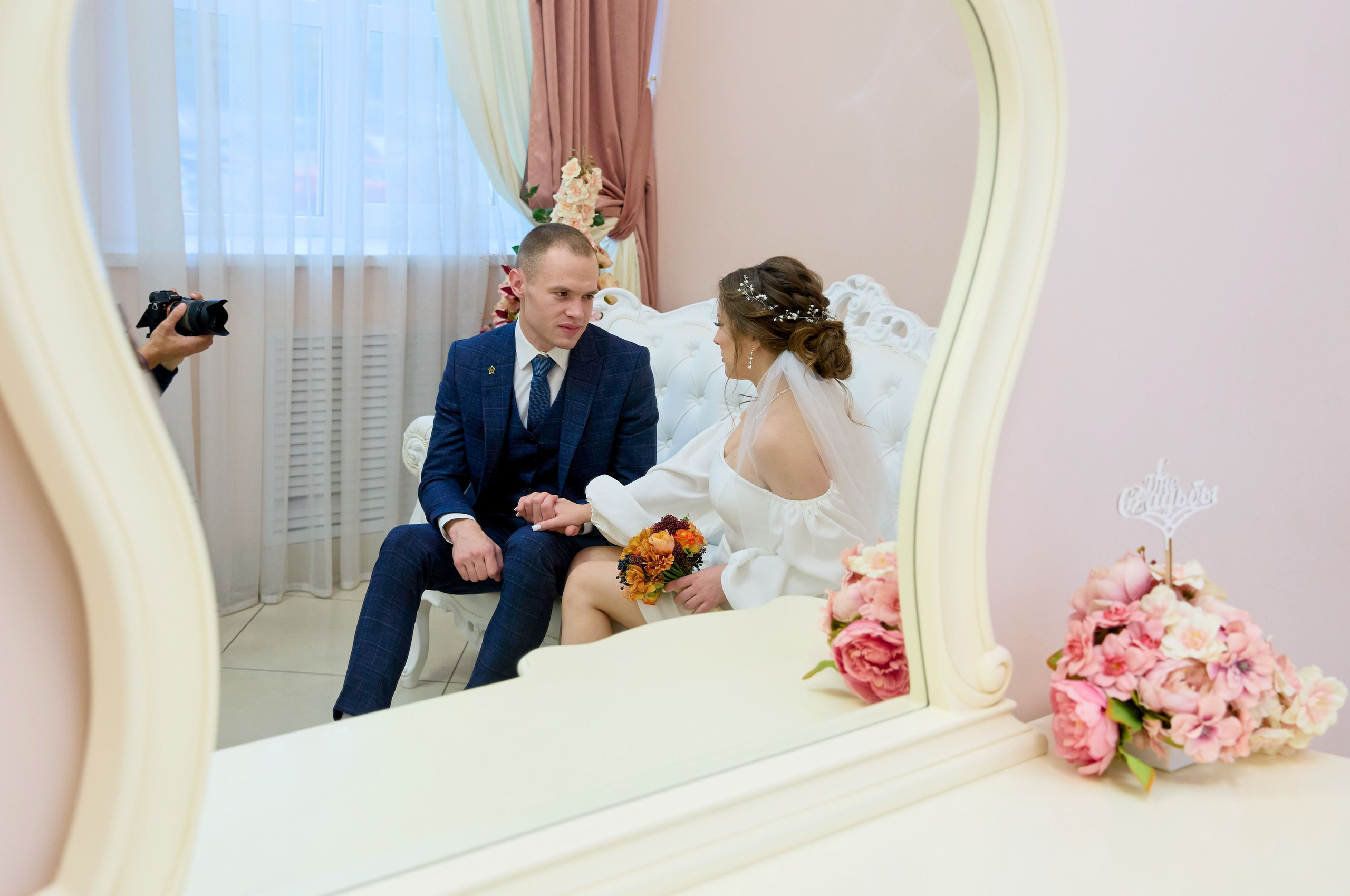 Свадебная фотосессия в городе Лобня и видео