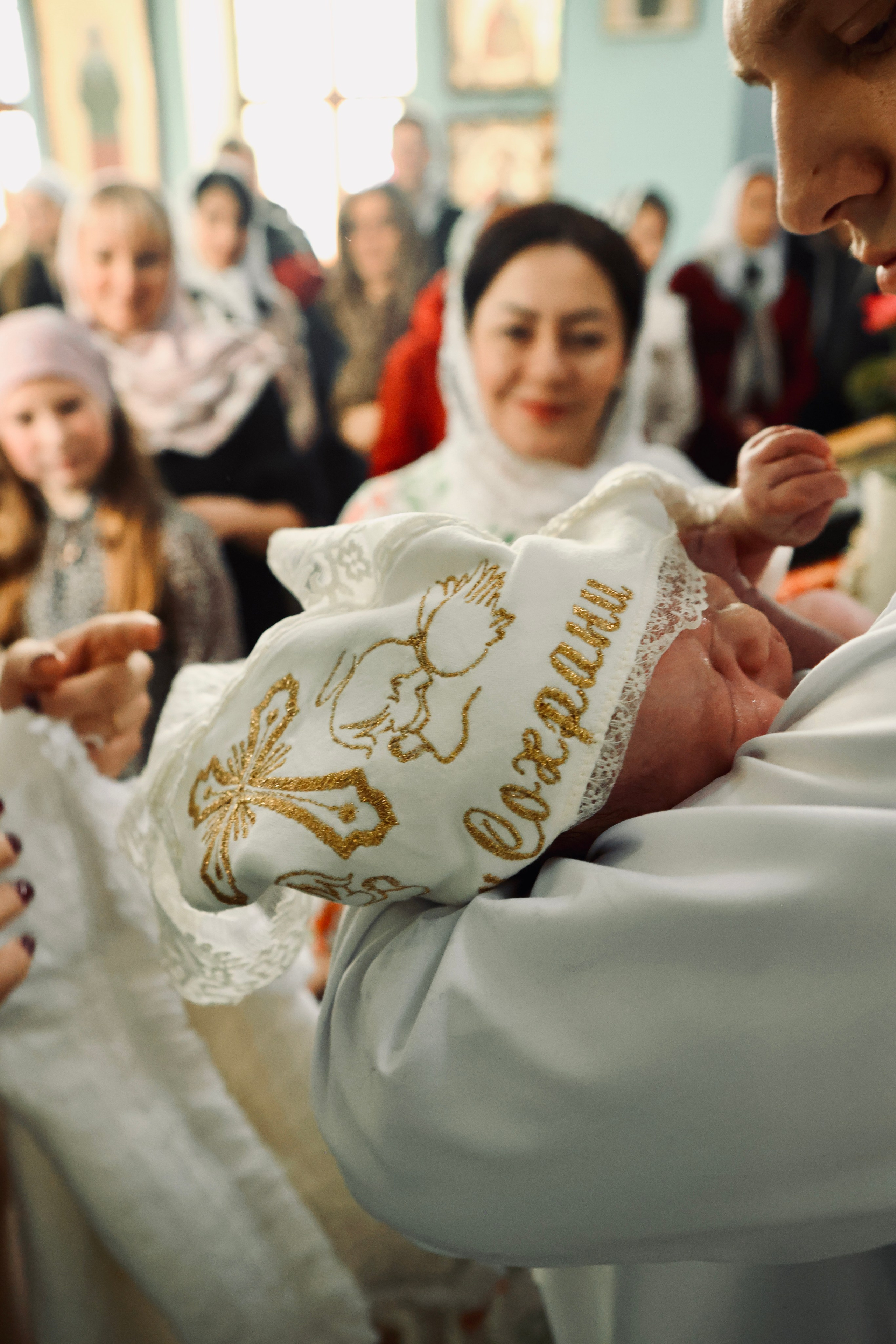 Яна и Максим —крещение Михаила. Фотограф в Курске Смирнов Евгений