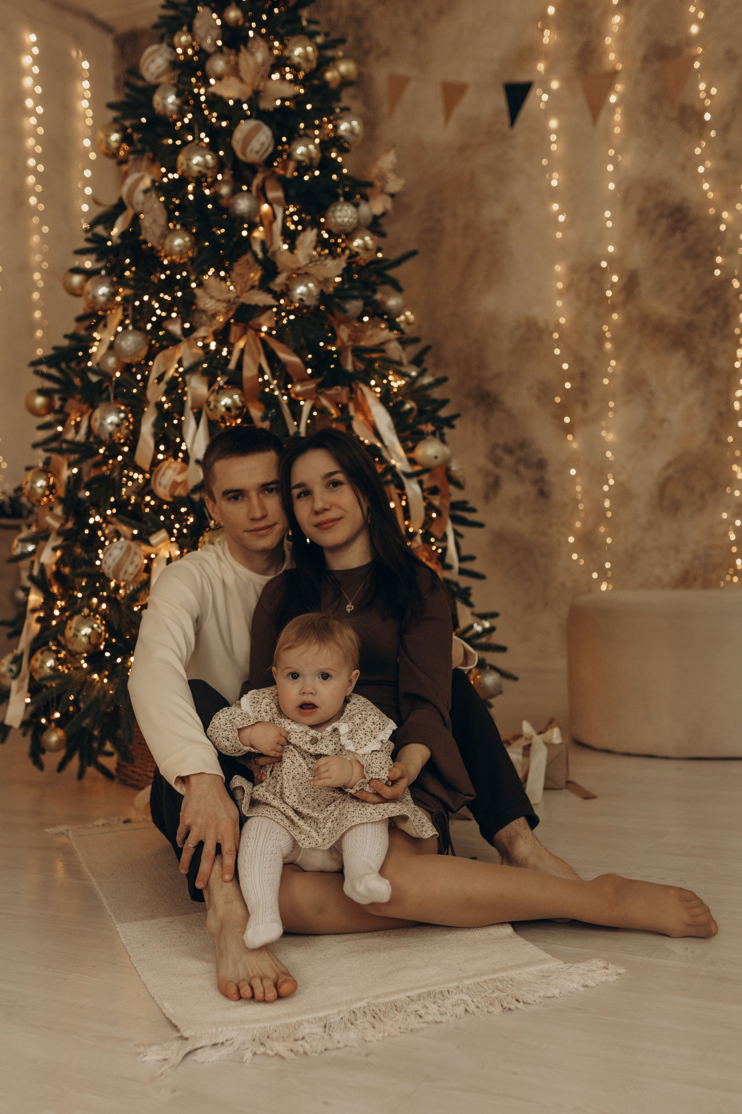 Новогодняя история Дмитрия, Полины и Анюты. Фотограф в Ставрополе Svetlana Matveeva