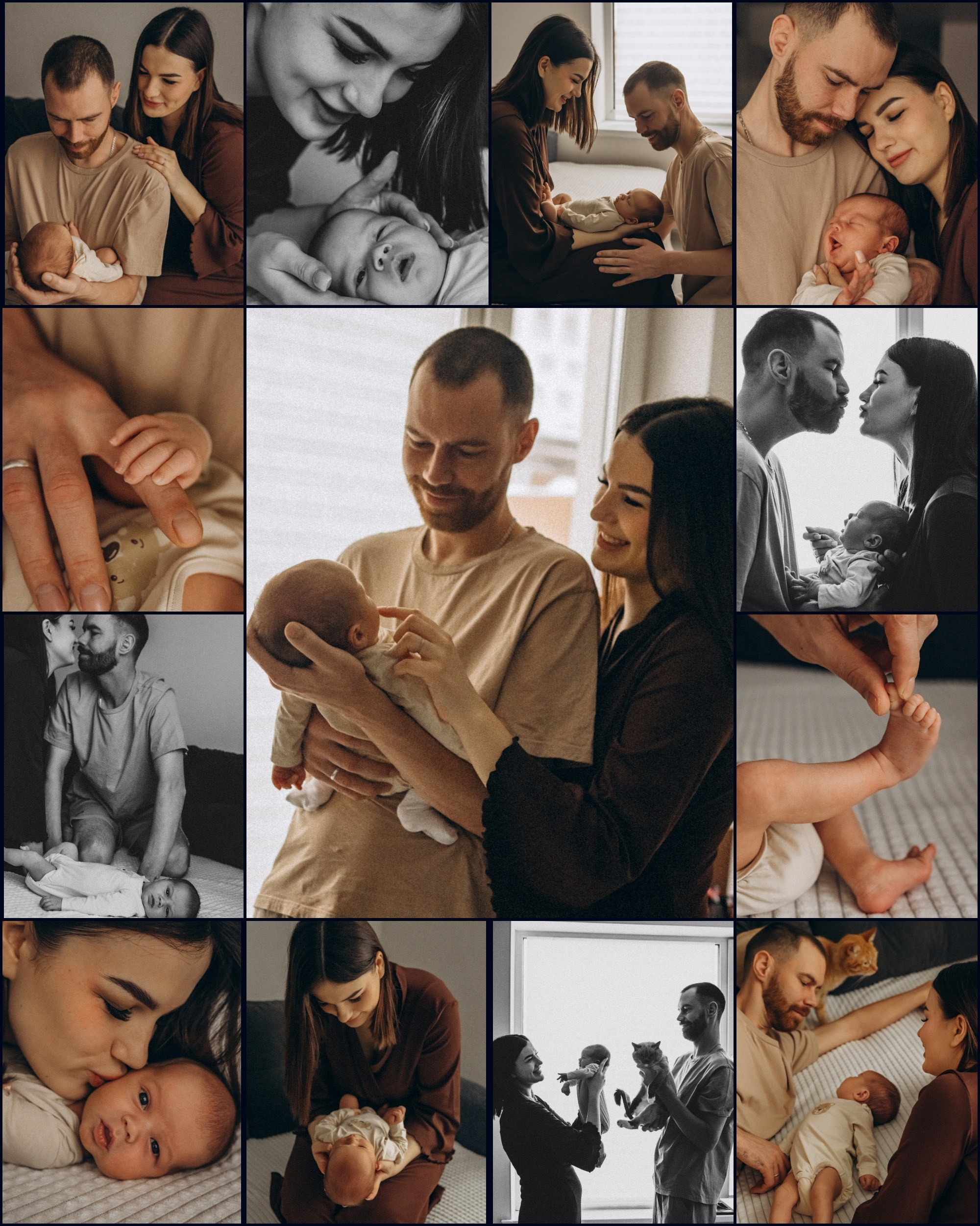 ◾ Фото ▫ серии. Фотограф новорожденных с выездом на дом. Екатеринбург. Марина Некислая
