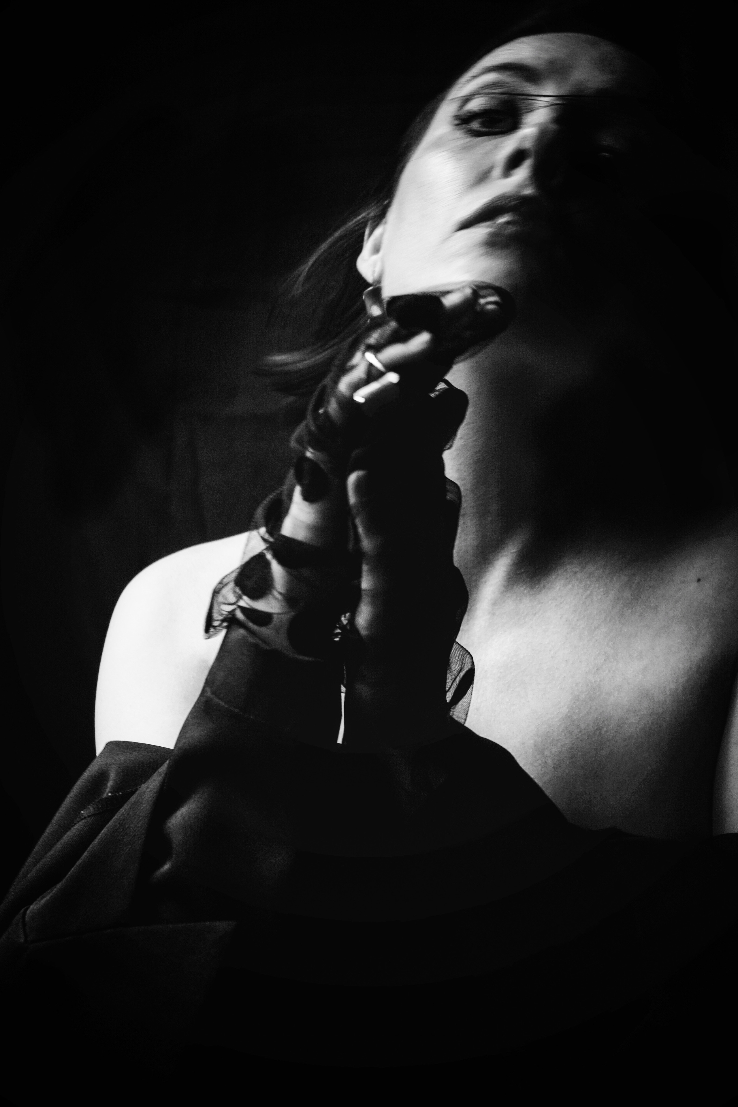 Женский портрет ЧБ. Фотограф в Сочи Марина Барс