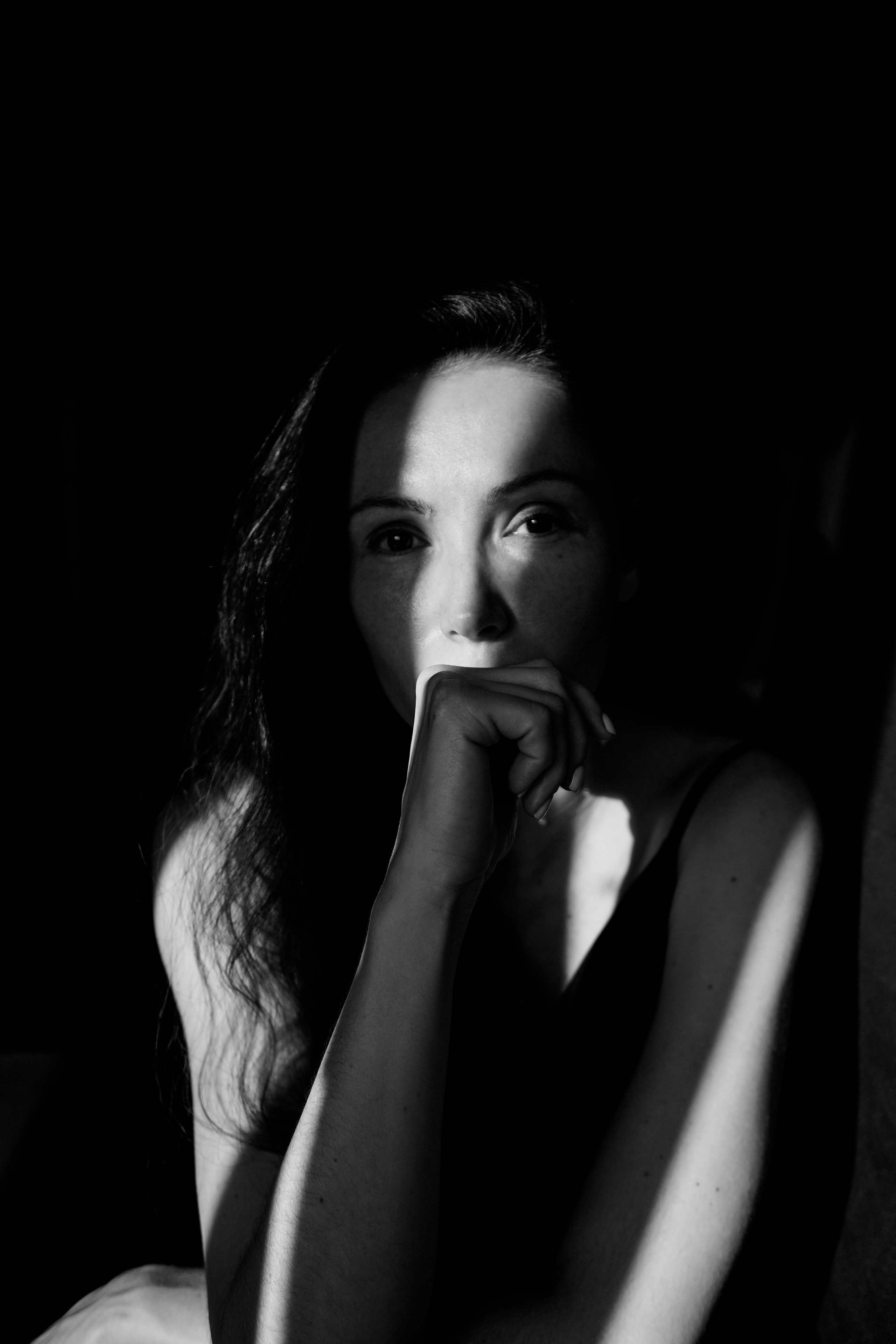 Женский портрет ЧБ. Фотограф в Сочи Марина Барс