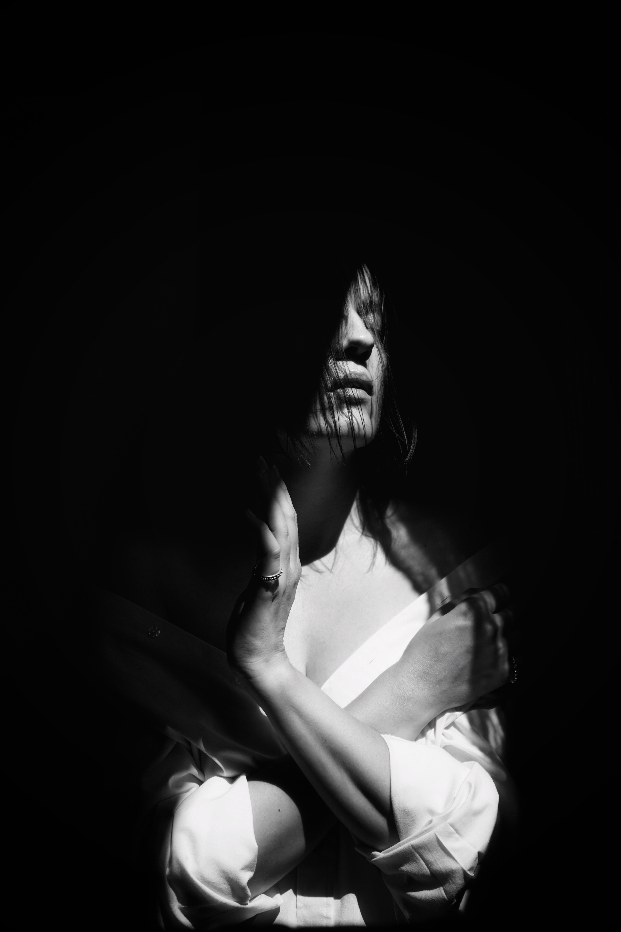 Женский портрет ЧБ. Фотограф в Сочи Марина Барс