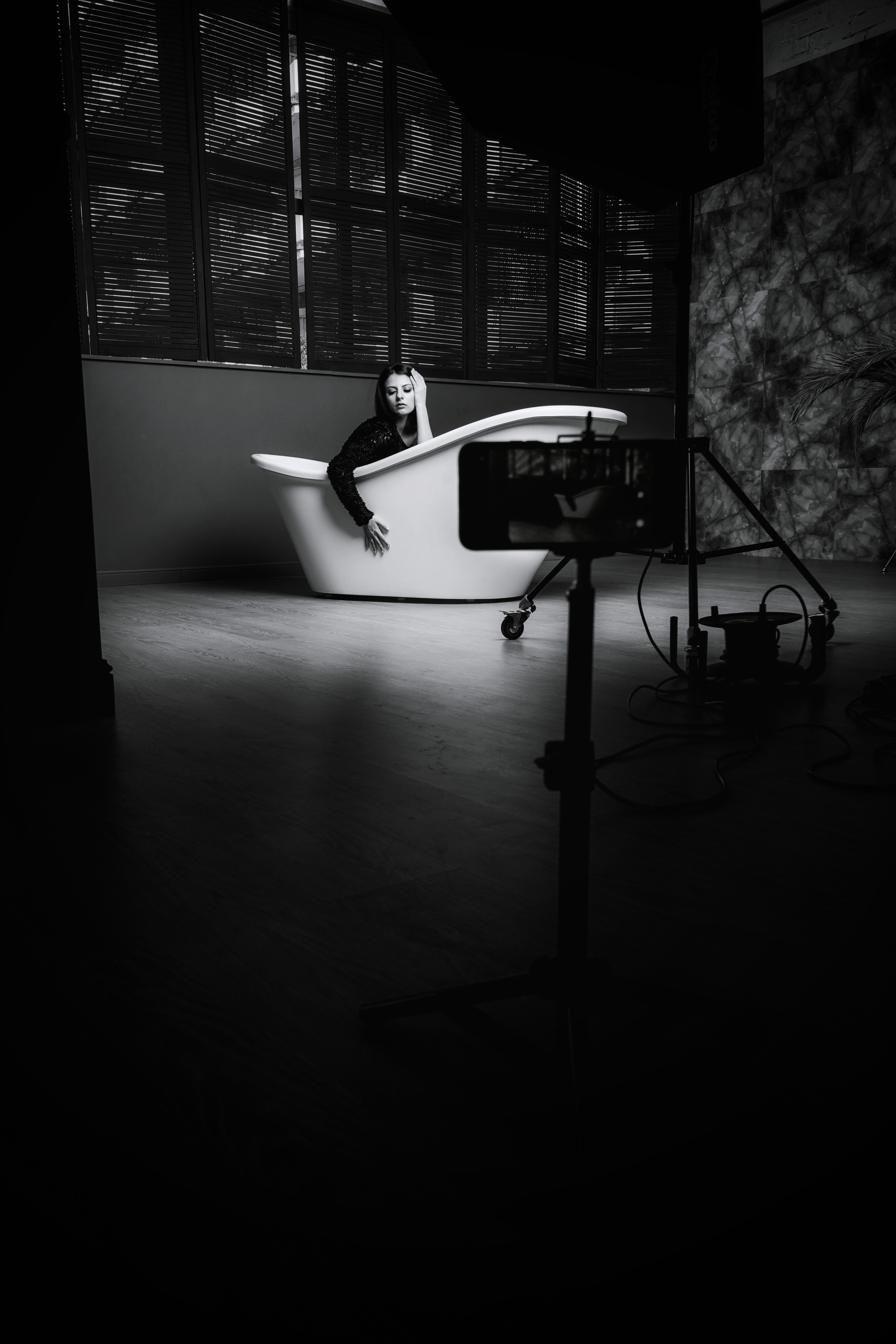 Женский портрет ЧБ. Фотограф в Сочи Марина Барс