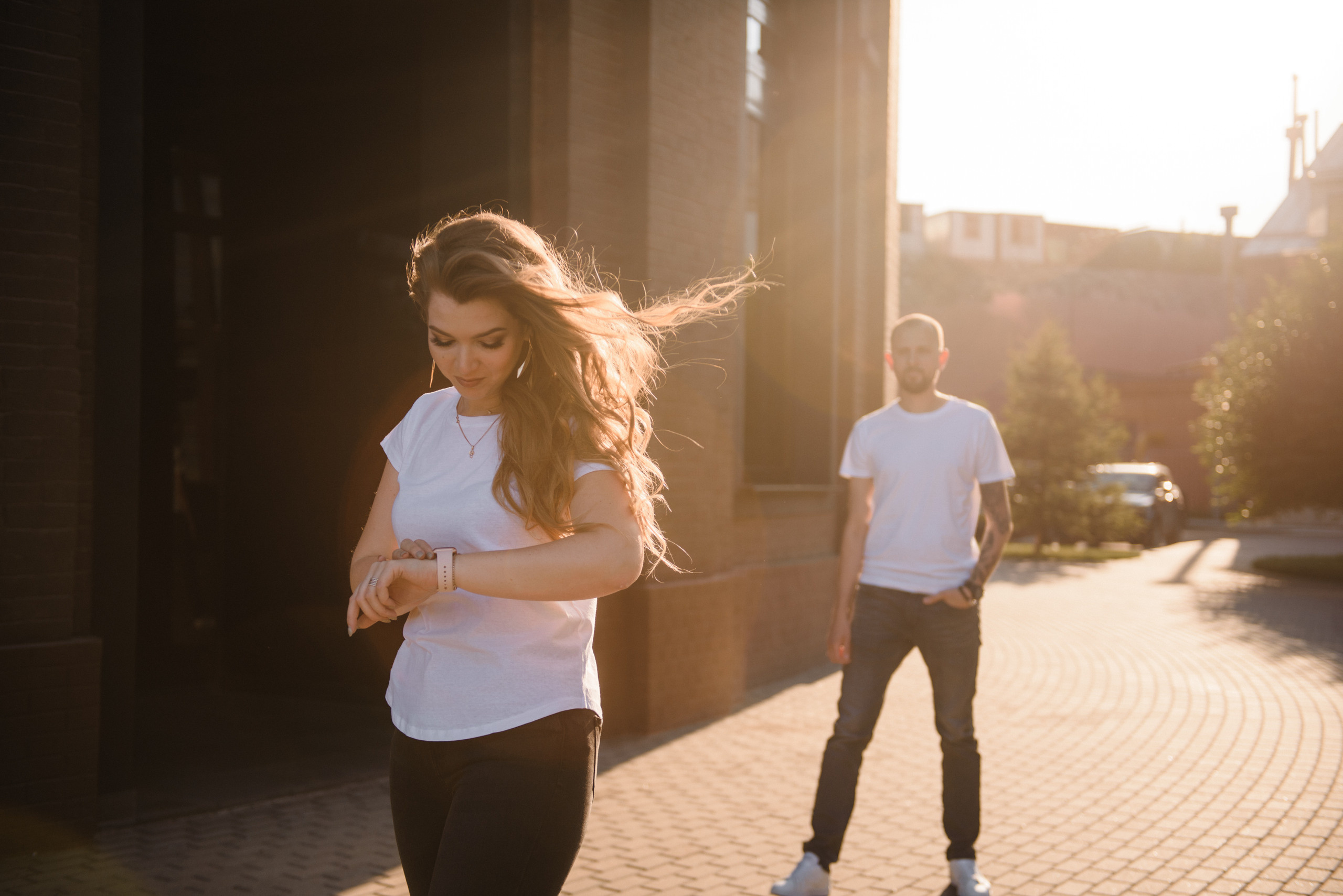 Классическая свадьба в Москве с прогулкой у площади музыки. Свадебный фотограф в Тамбове Андрей Шаталов