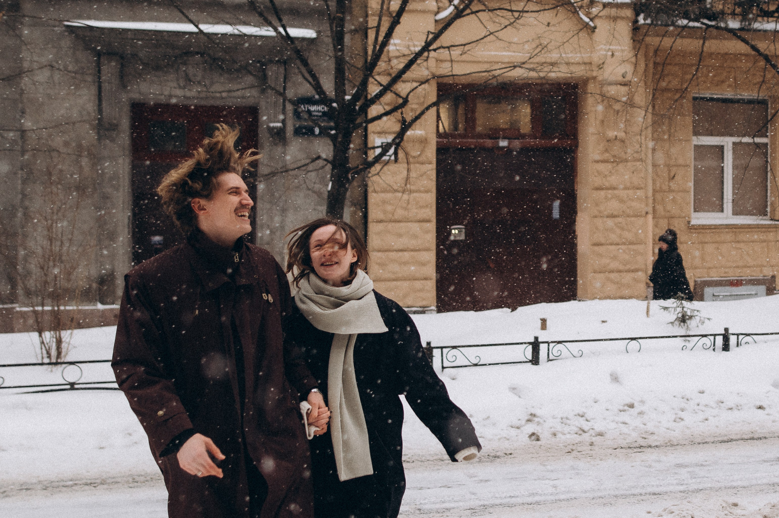 Снежная лав стори. Фотограф ПИТЕР СПБ Надежда Баранова