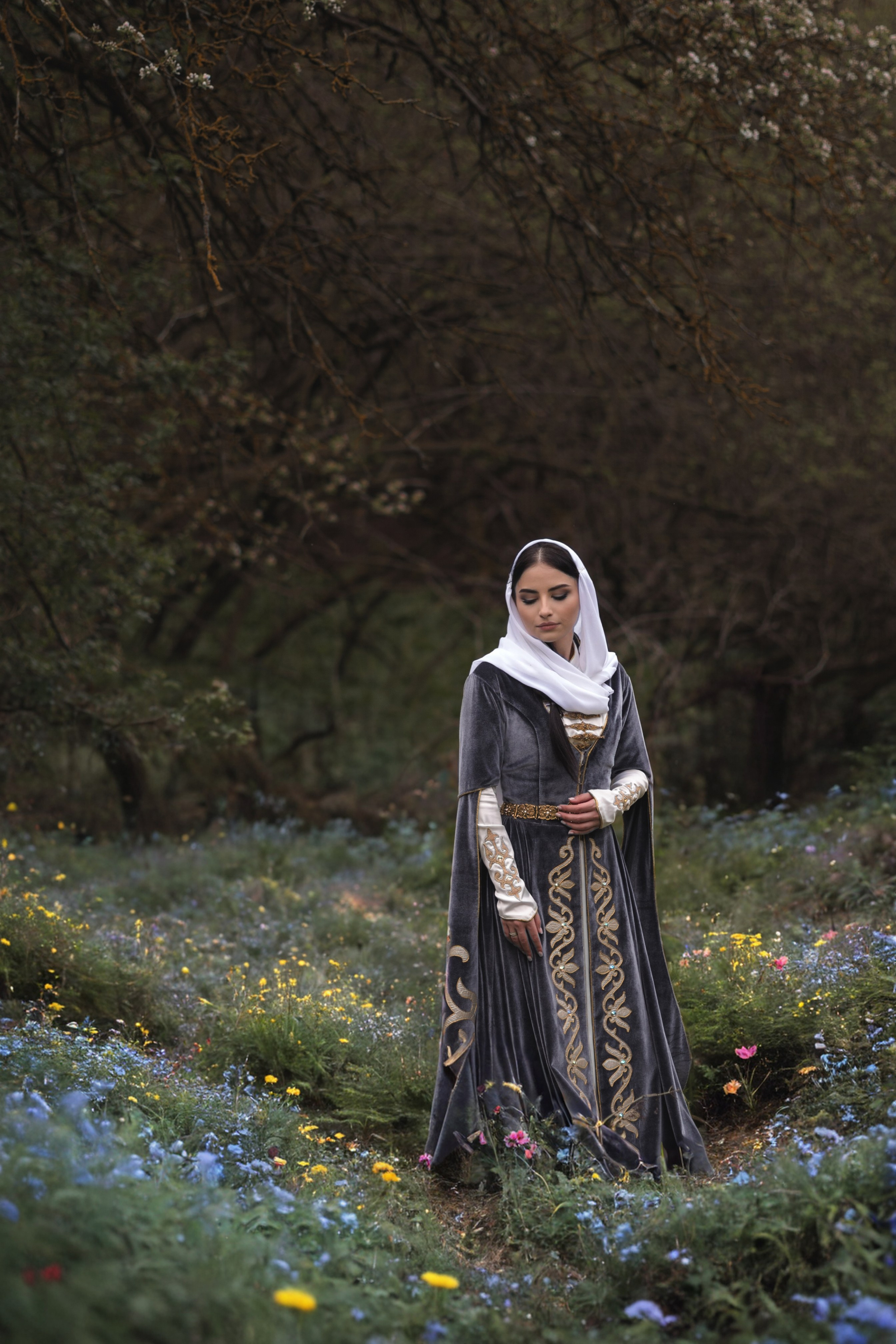 Фотосессия в национальном Кавказском костюме и с лошадью. Свадебный фотограф Рустам Нахушев. Город Нальчик
