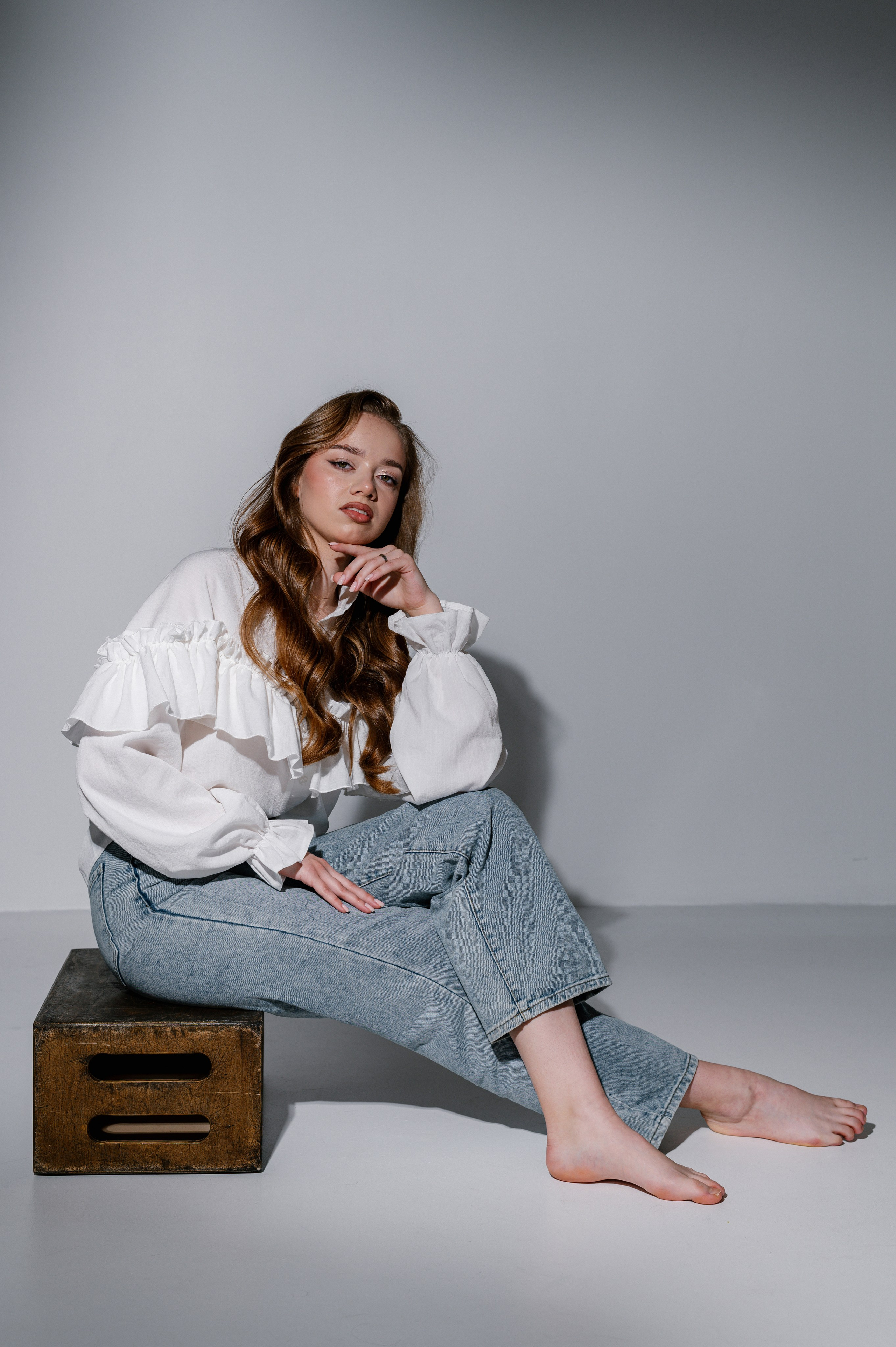 Портрет в студии. Семейный фотограф в Пензе Надя Силантьева