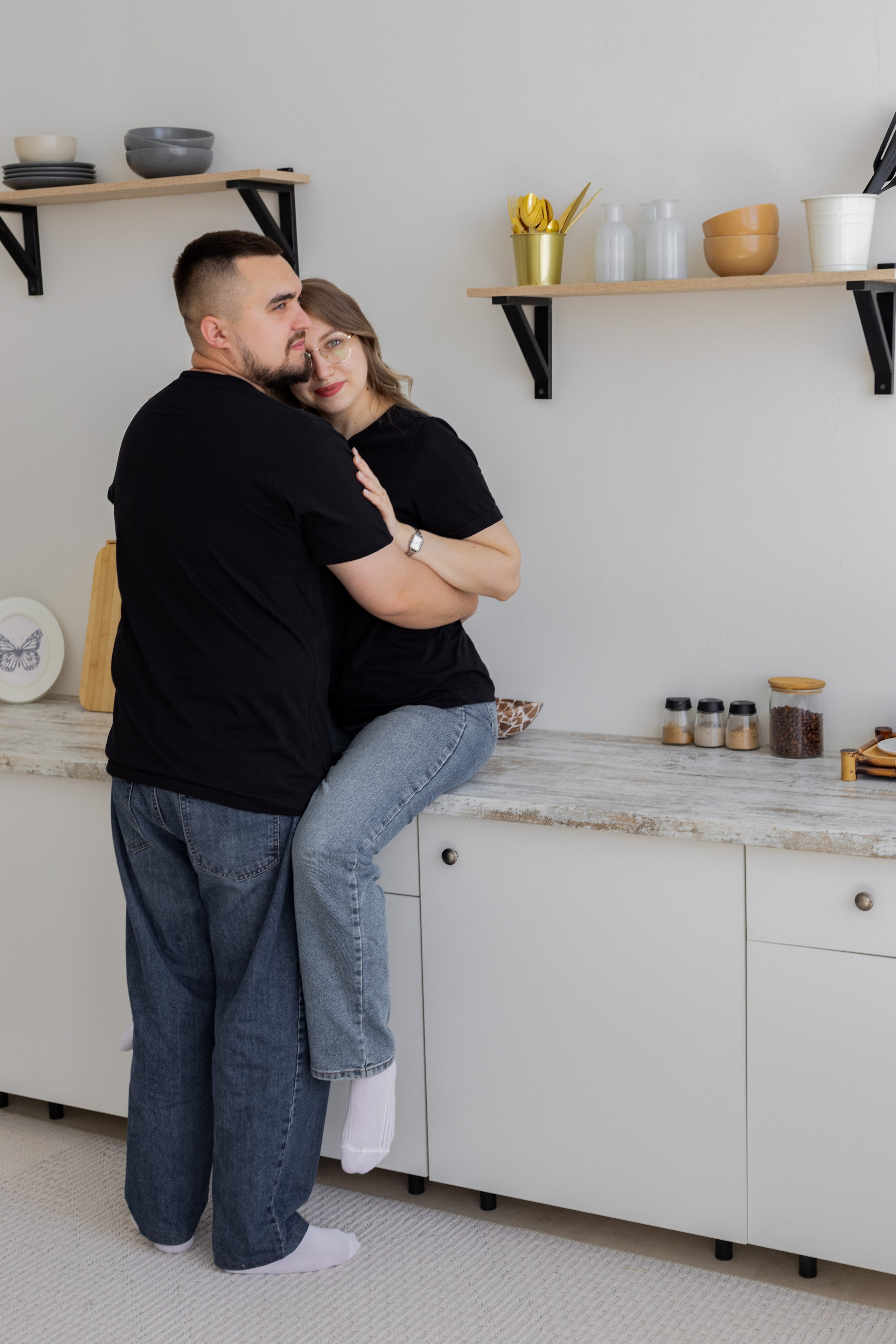 Семейная фотосессия в студии (Михаил, Крестина и Макар). Женский фотограф в Орске Новотроицке Динара Долганова