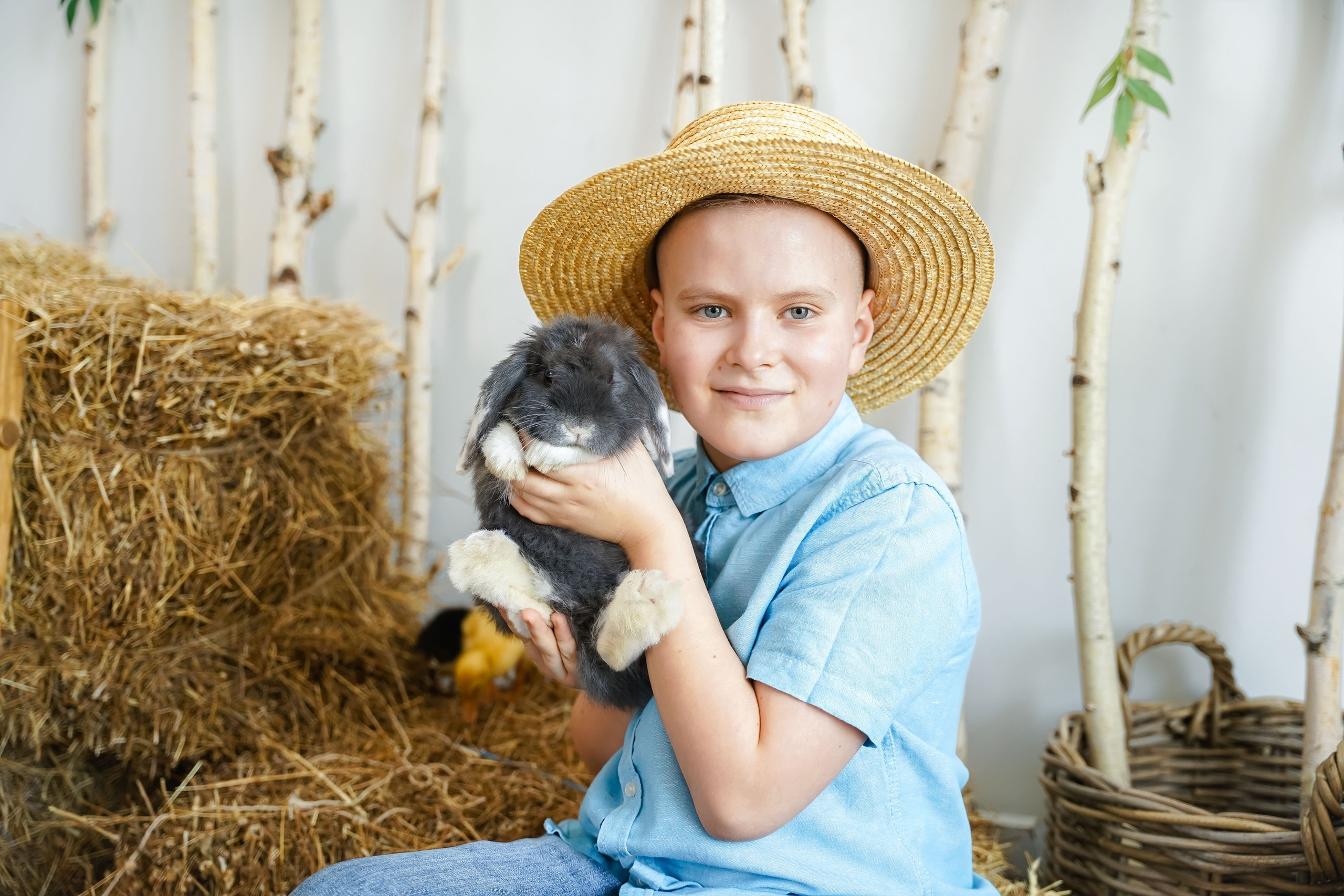 ПРОЕКТ «ПАСХАЛЬНЫЙ» С УТЯТАМИ. Фотограф в Ялте Инна Найден. Детский и семейный фотограф