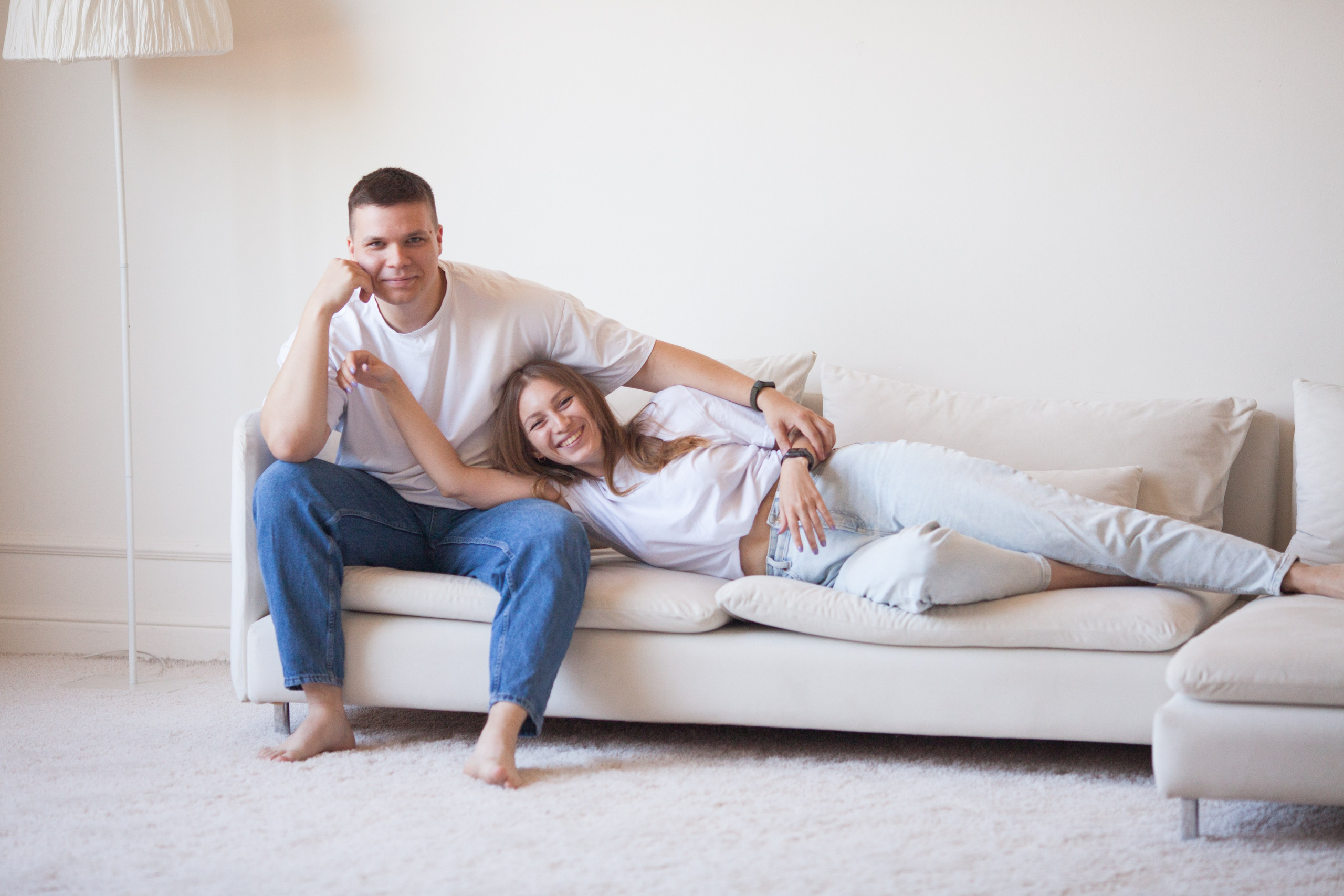 Женя и Кристина минимализм. Семейный и детский фотограф в Краснодаре Брусилова Марина