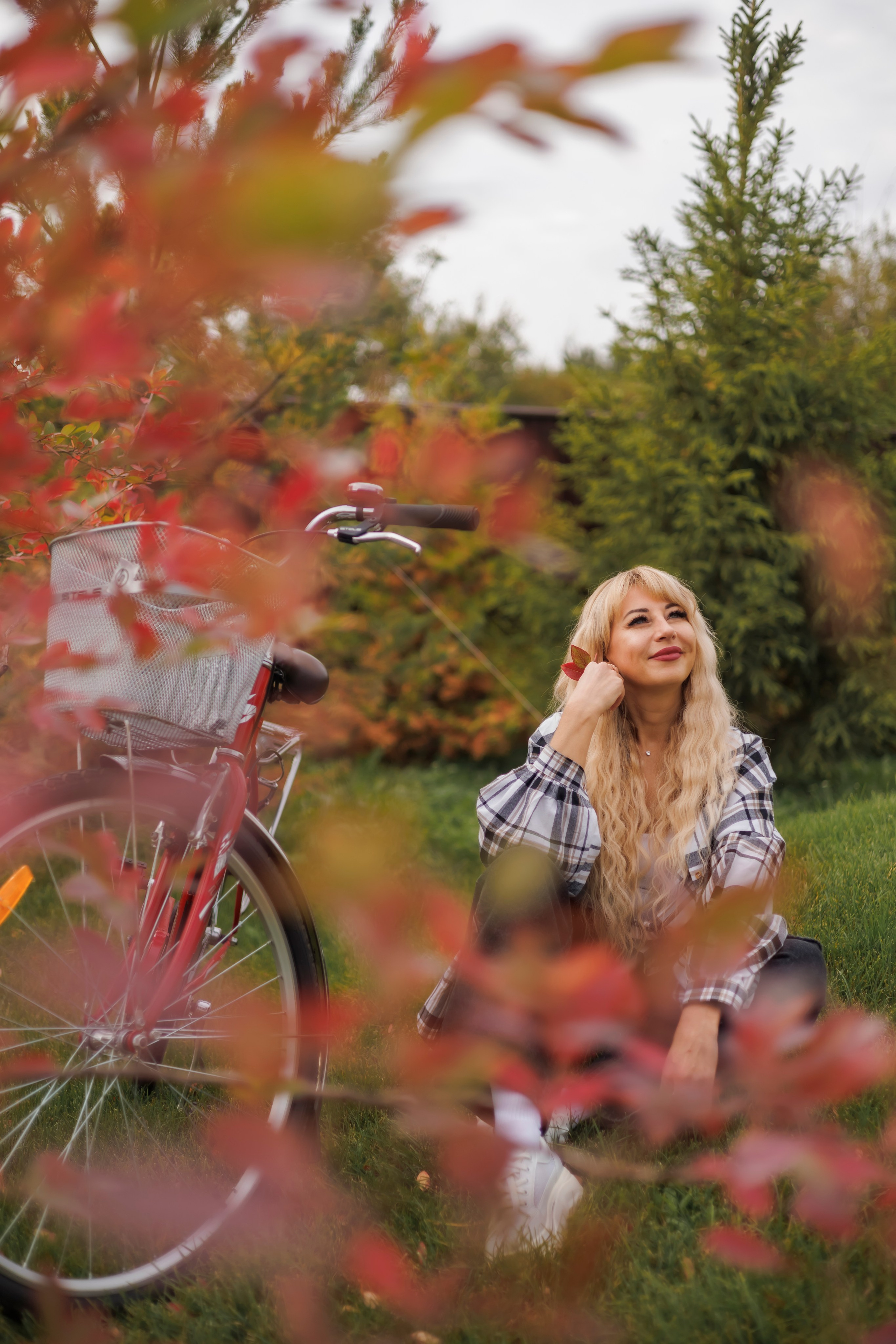 Гармонд " Осенняя прогулка на велосипеде». Женский и семейный фотограф в Москве и Московской области Наталья Минт