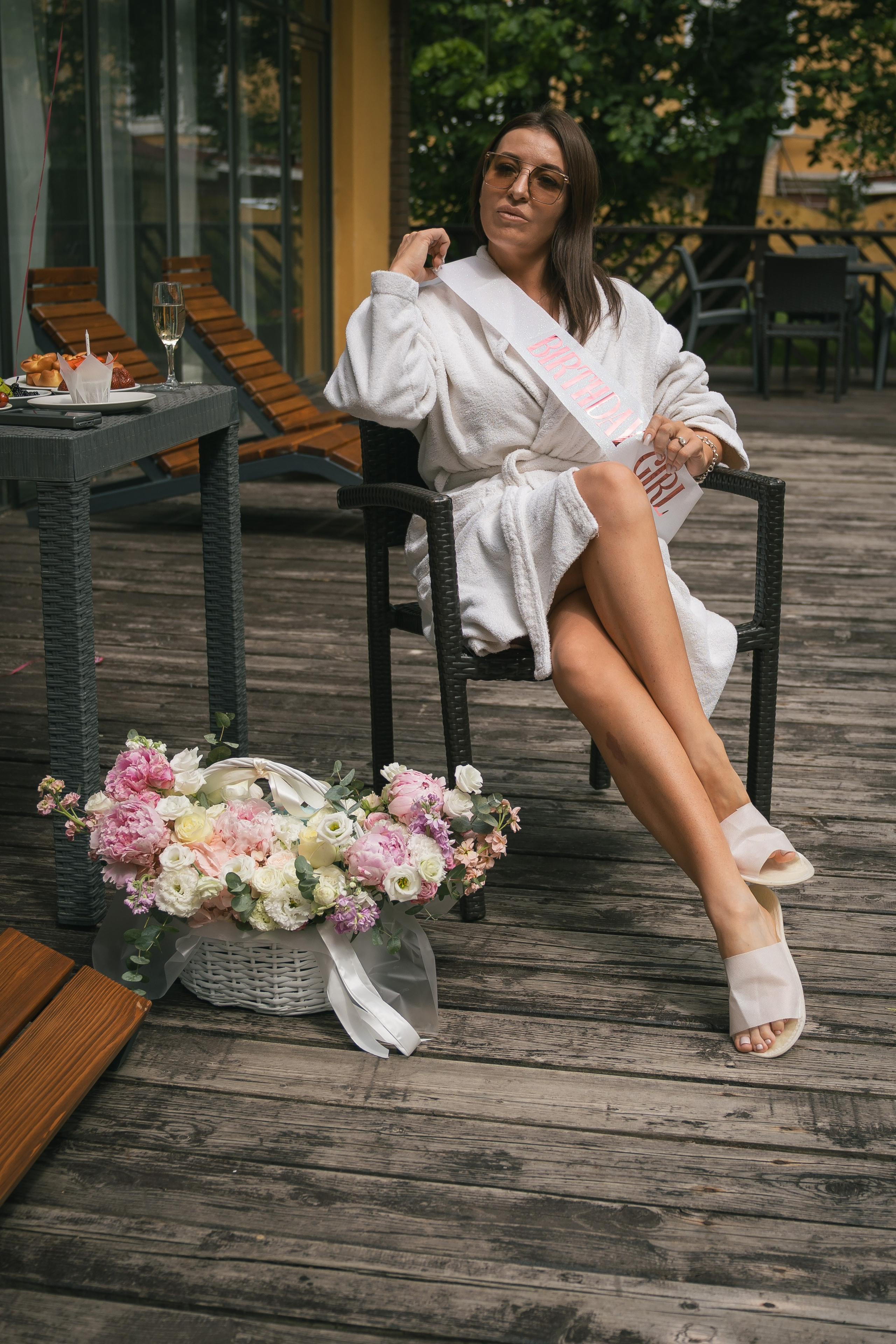 Ольга. Фотоссесия семьи и ее друзей на день рождение в загородном отеле «Барская усадьба». Фотограф Евгений Егоров