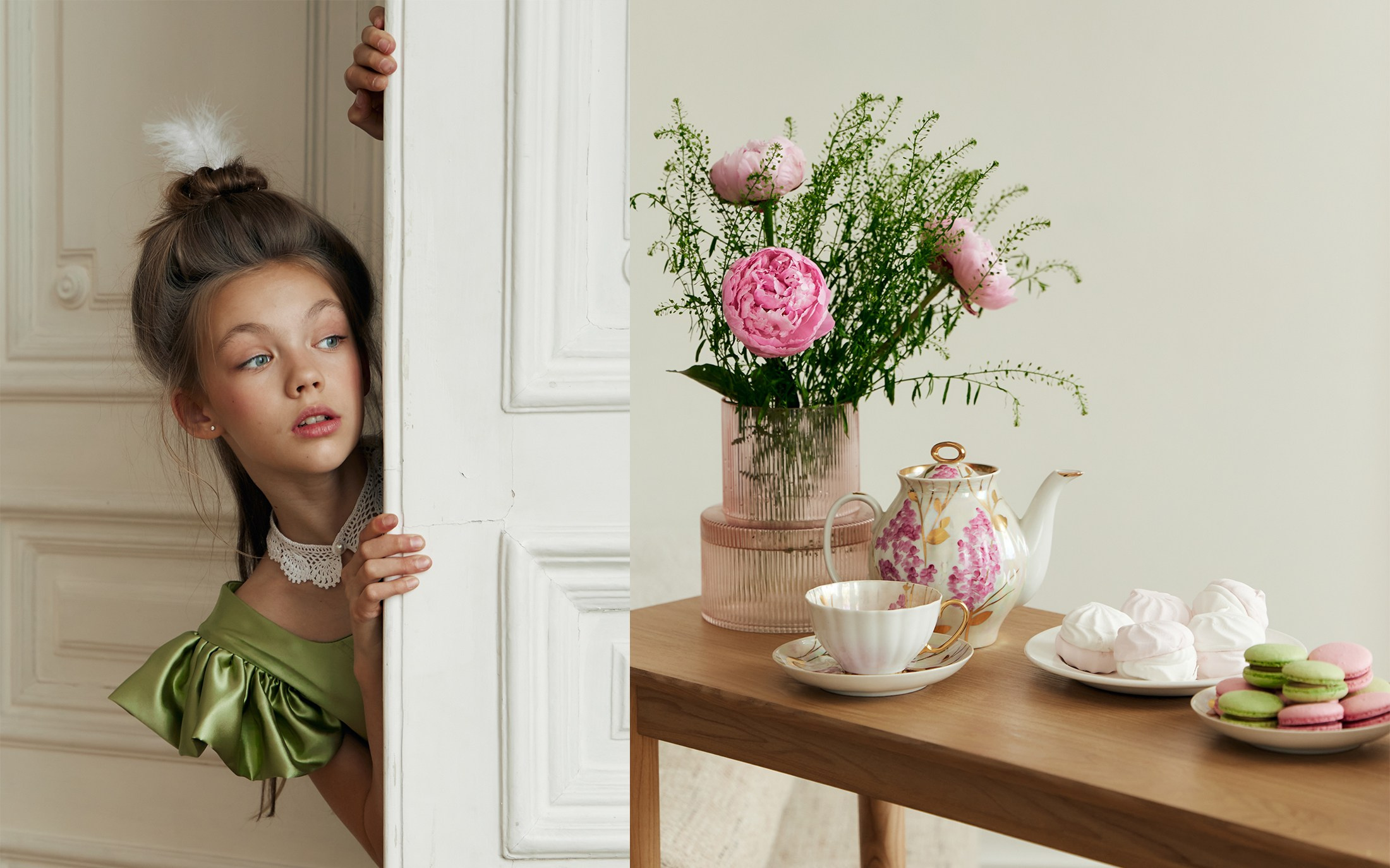 Peony съемка для бренда детской одежды. Фотограф в Санкт-Петербурге и Москве