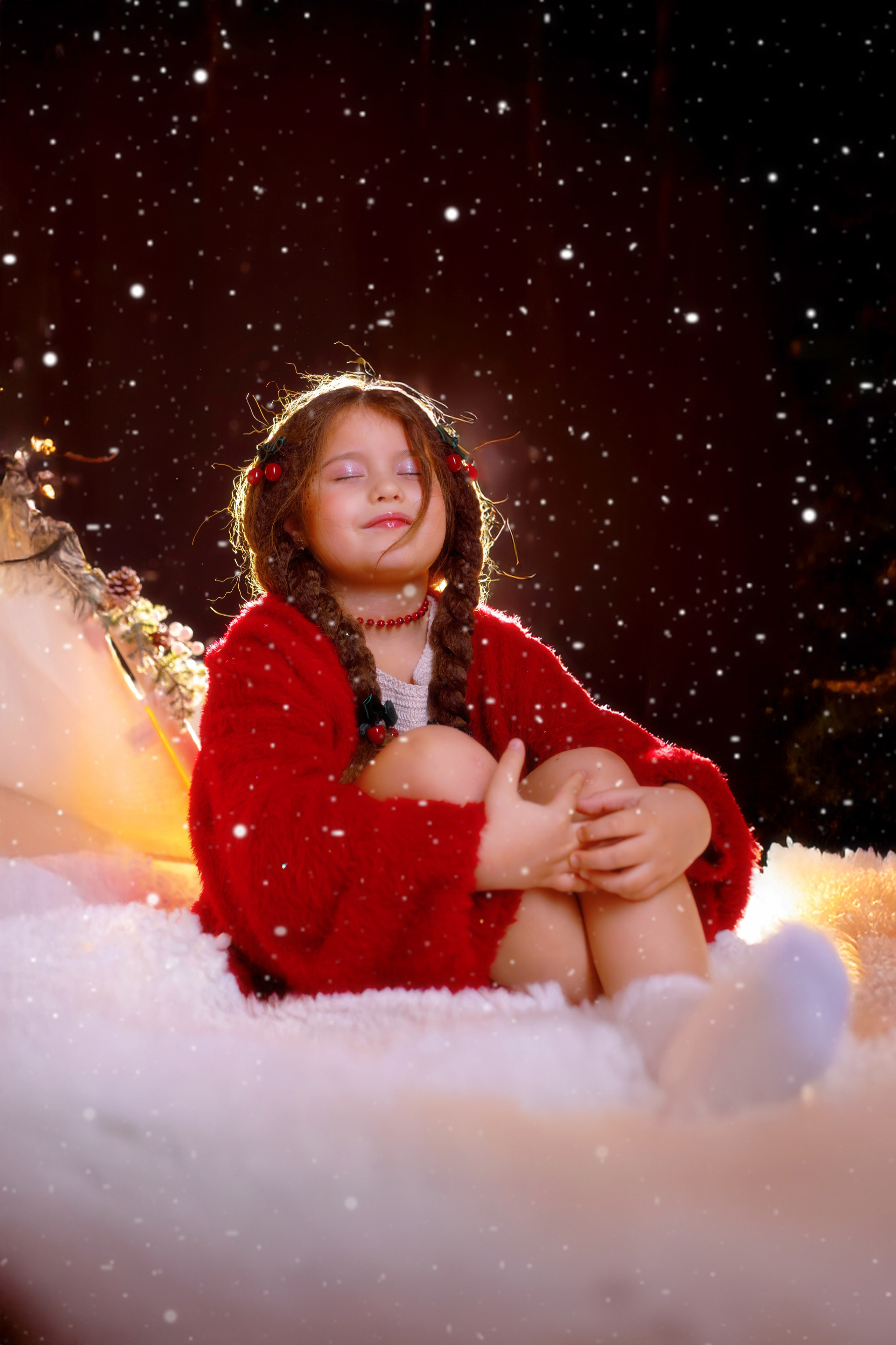 Новогодние съёмки сочи. Детский студийный фотограф Сочи