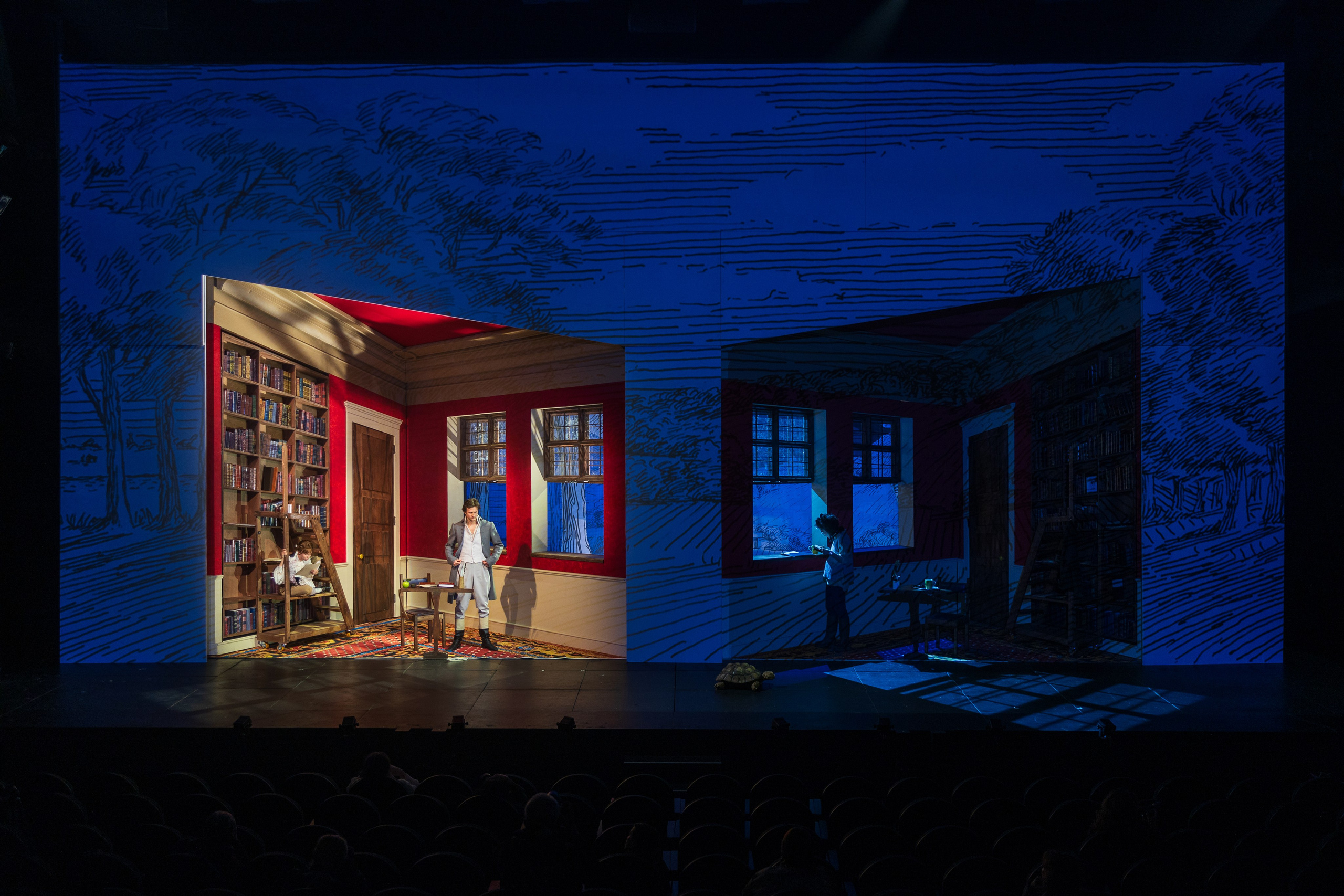 Декорации для спектакля «Аркадия» | Мастерская Петра Фоменко. История занавеса. Превращаем идею в технологию