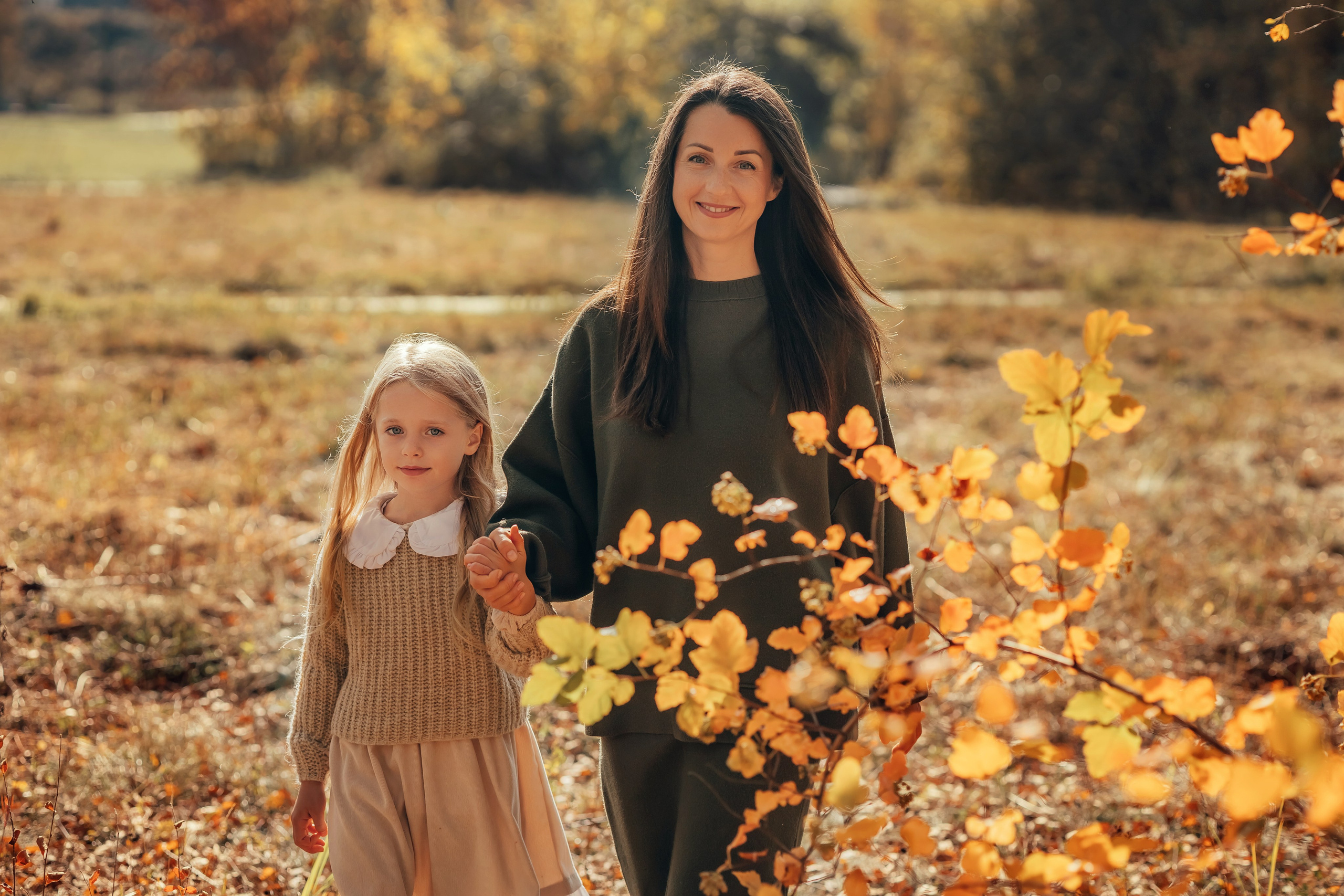 Семейная осенняя история. Семейный и детский фотограф в Москве Анна Чертополох