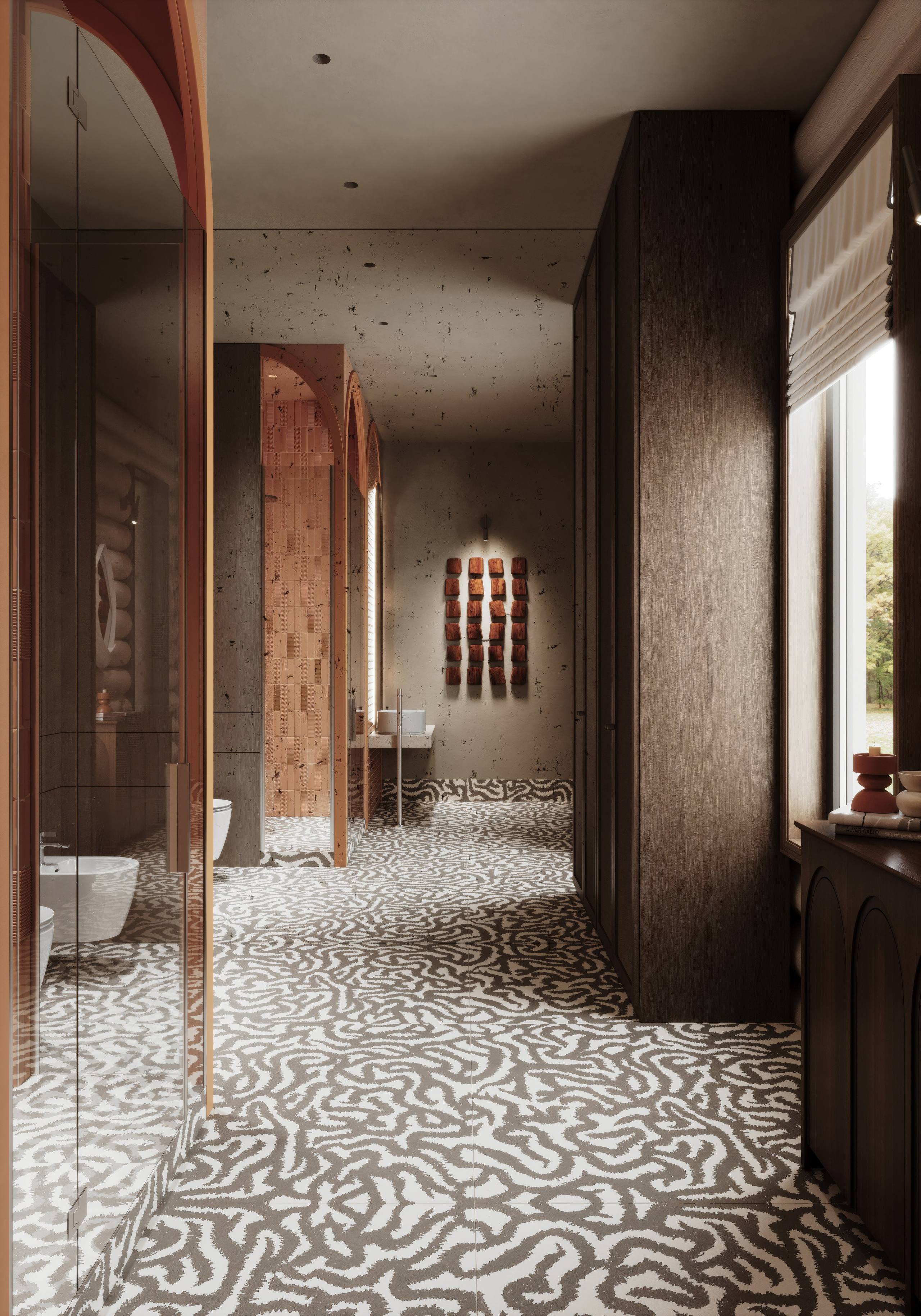 Country house Bathroom | Ashe Home. Середа Юлия | Визуализация