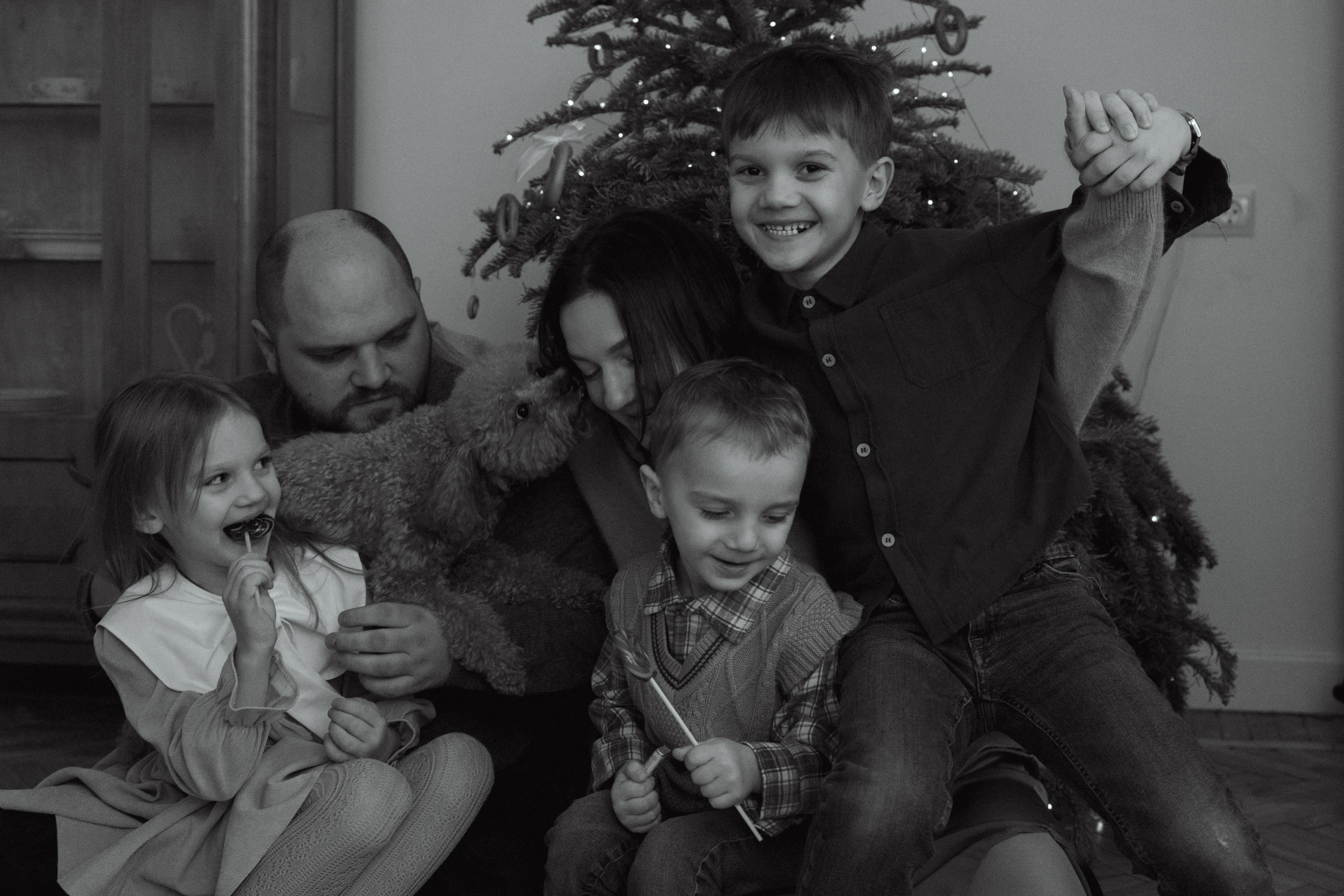 Домашняя история большой семьи. Семейный фотограф Москва Юлиана Фетисова