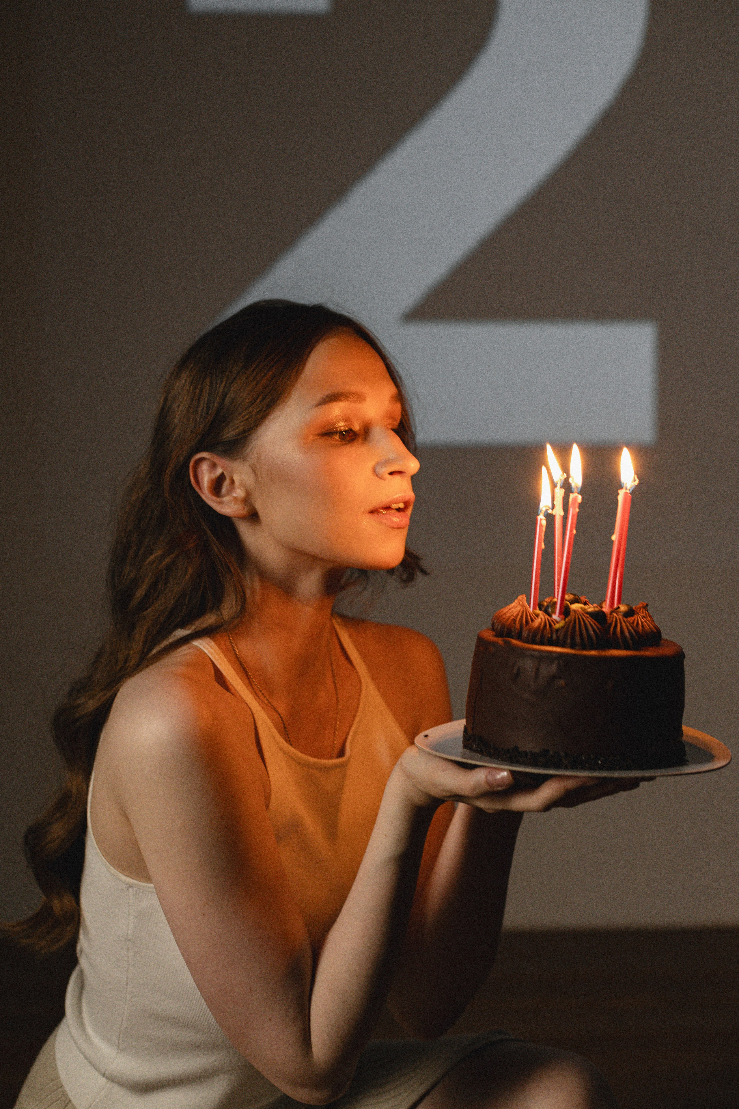 Ксения | съемка с проектором. Кузьмина Анастасия — контент-фотограф | Москва