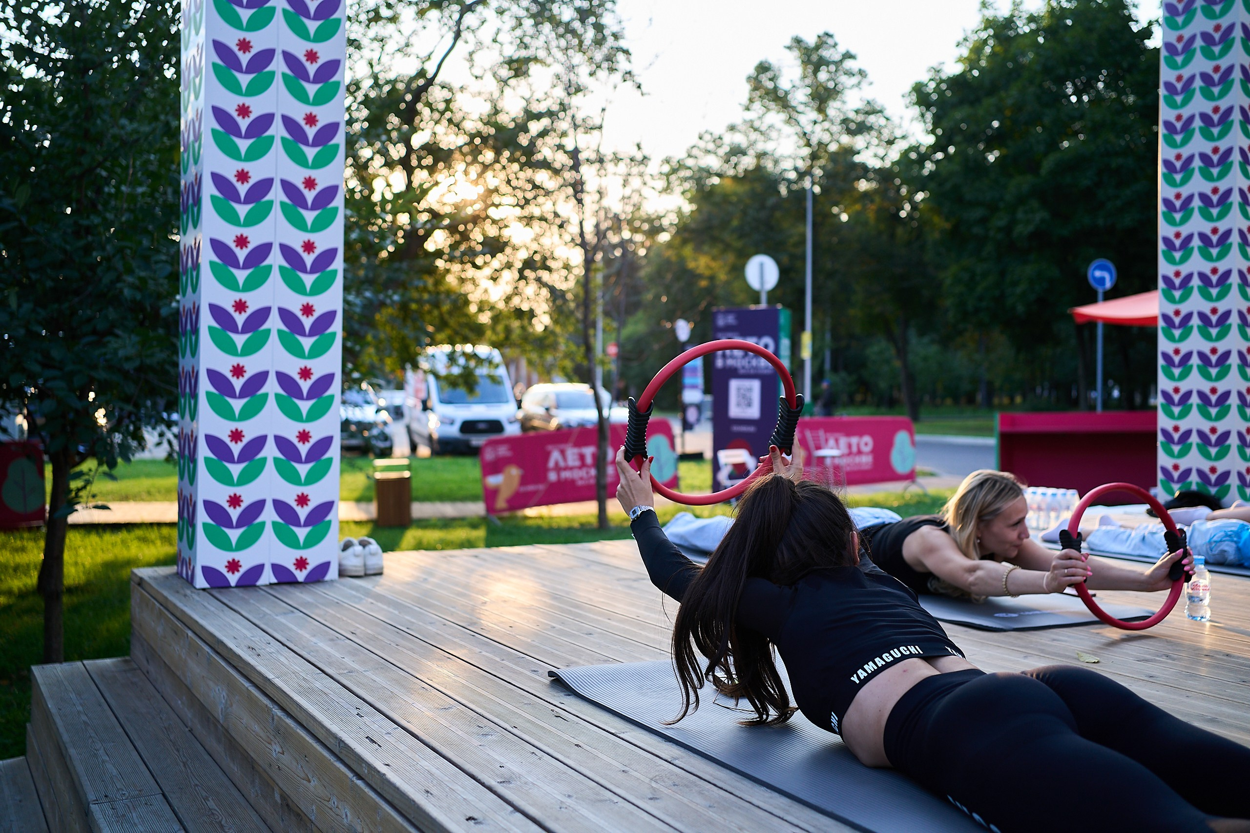 Yamaguchi / открытая тренировка «в стиле Пилатес». Фотограф и Видеограф в Москве. Олег Корушев