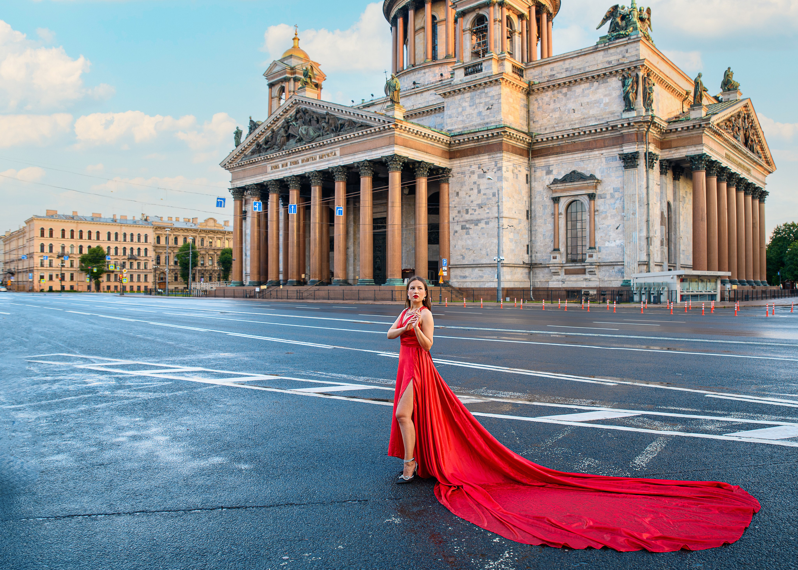 Рассвет у Исаакия | Фотосессия девушек | Портфолио