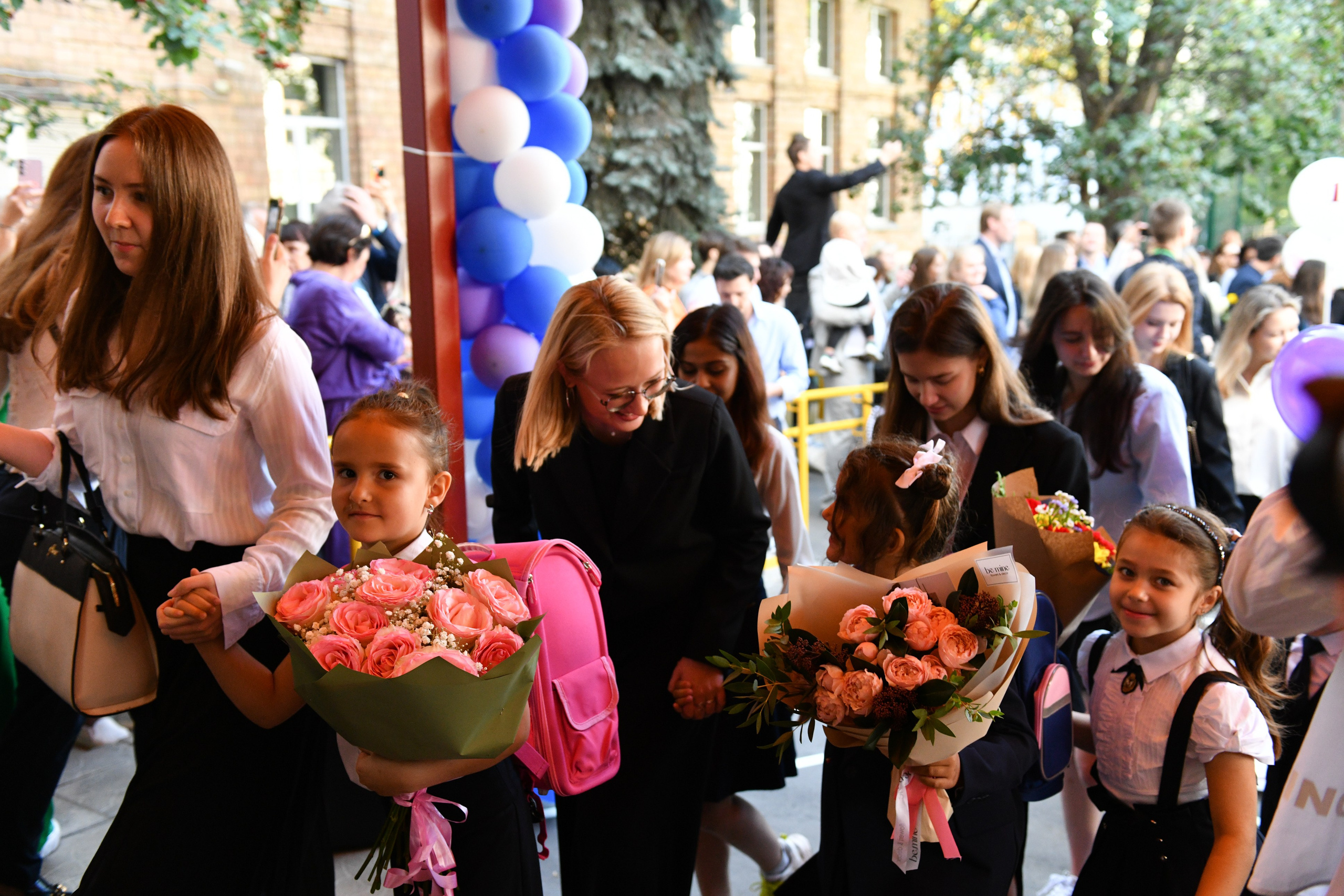Линейка 1 класс. Свадебный и портретный фотограф в Москве Галина Борисова