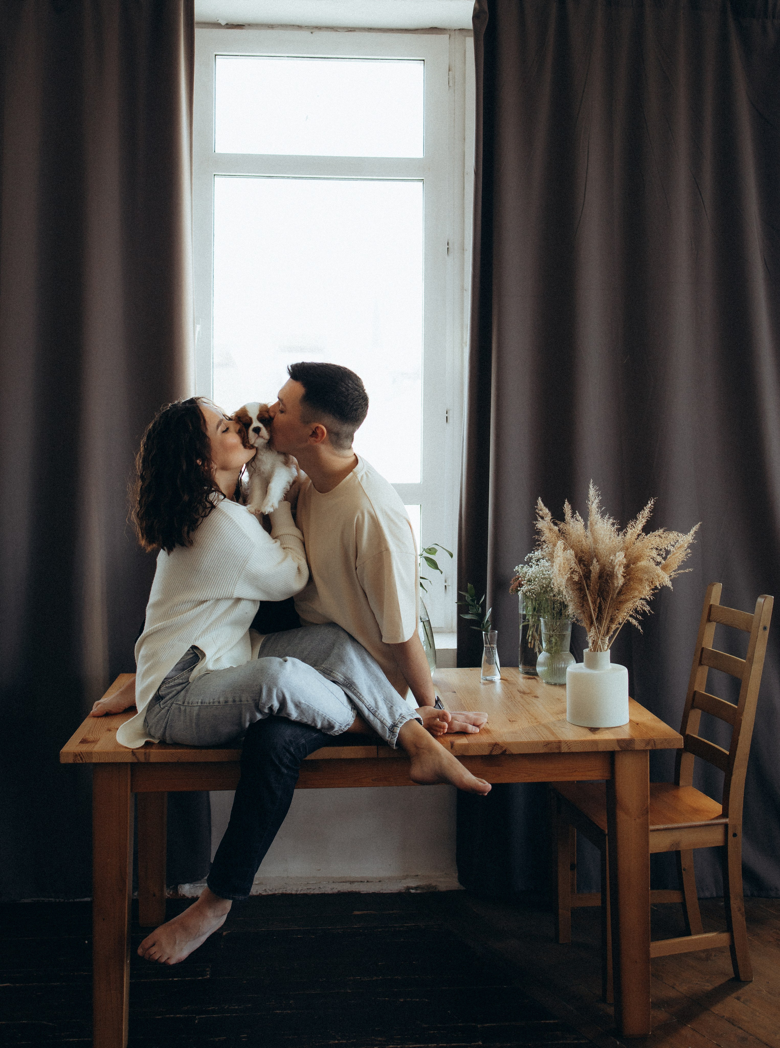 Ришат, Айгуль и пушистый малыш Йоко. Фотограф из Казани Мария Шамсутдинова