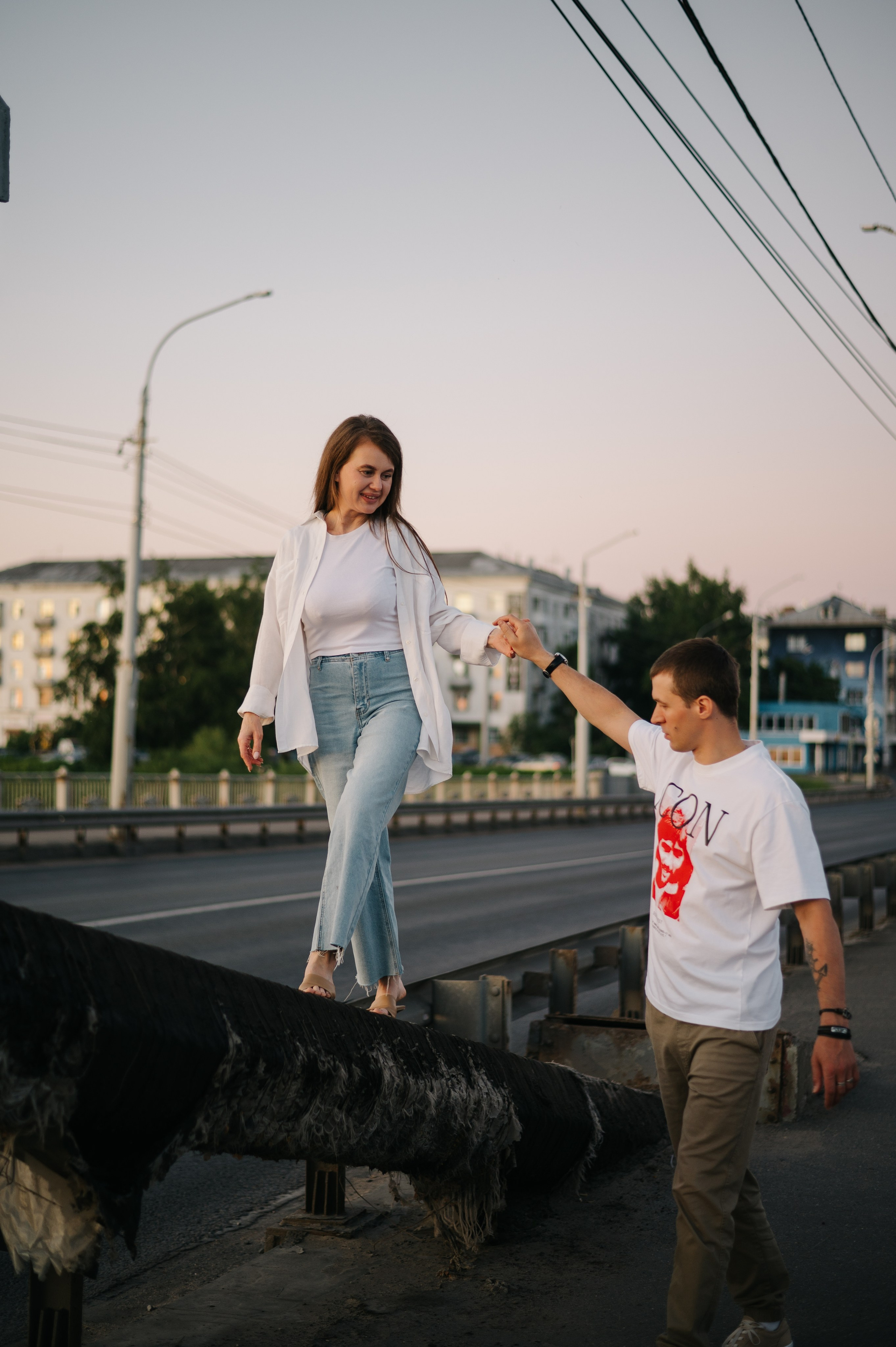 Любовь на мосту. Фотограф Архангельск