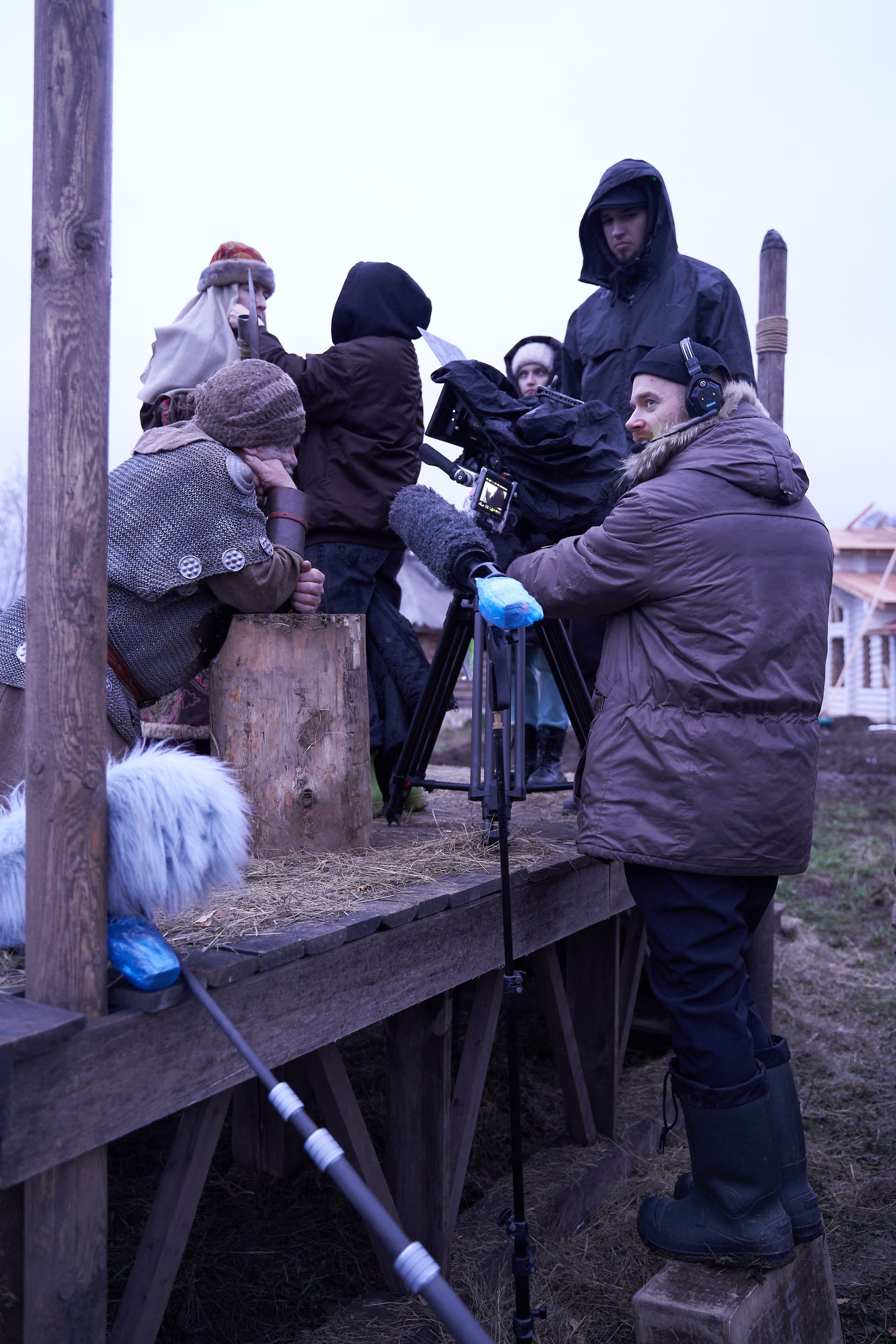 Бекстейдж съемки сериала. Krasnopoliophoto