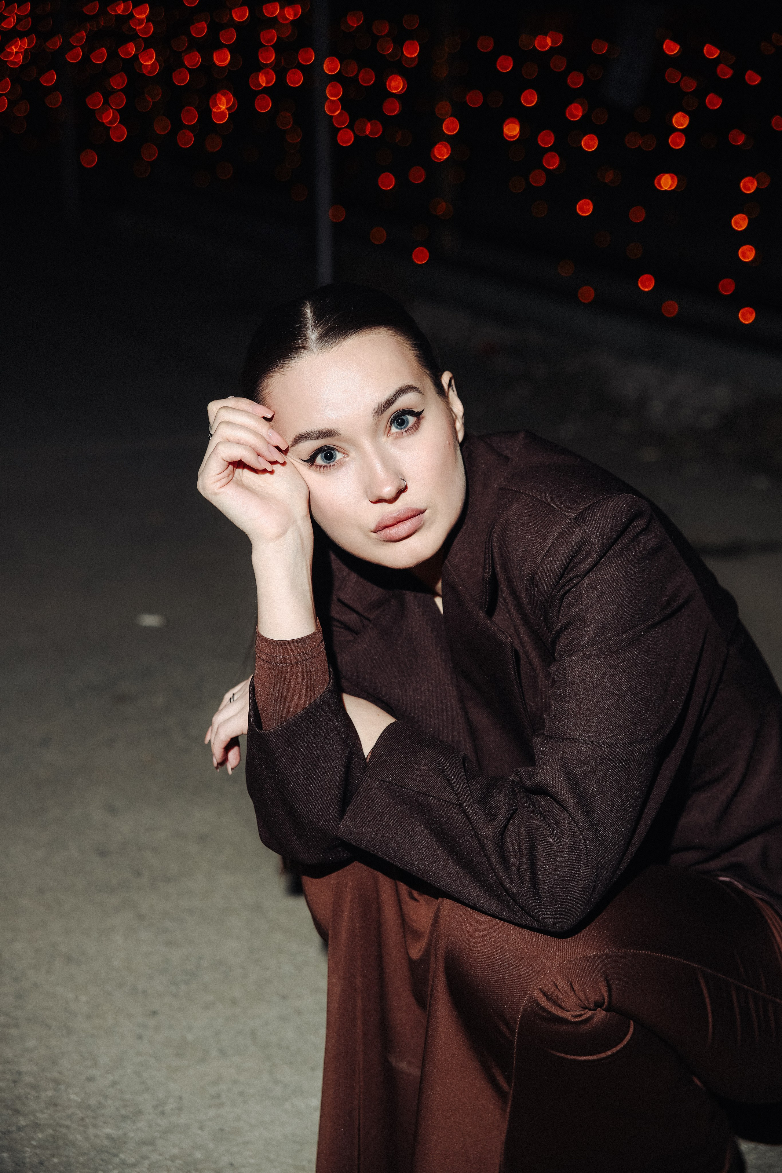 Ночная прогулки. Индивидуальный фотограф Новосибирск Настя