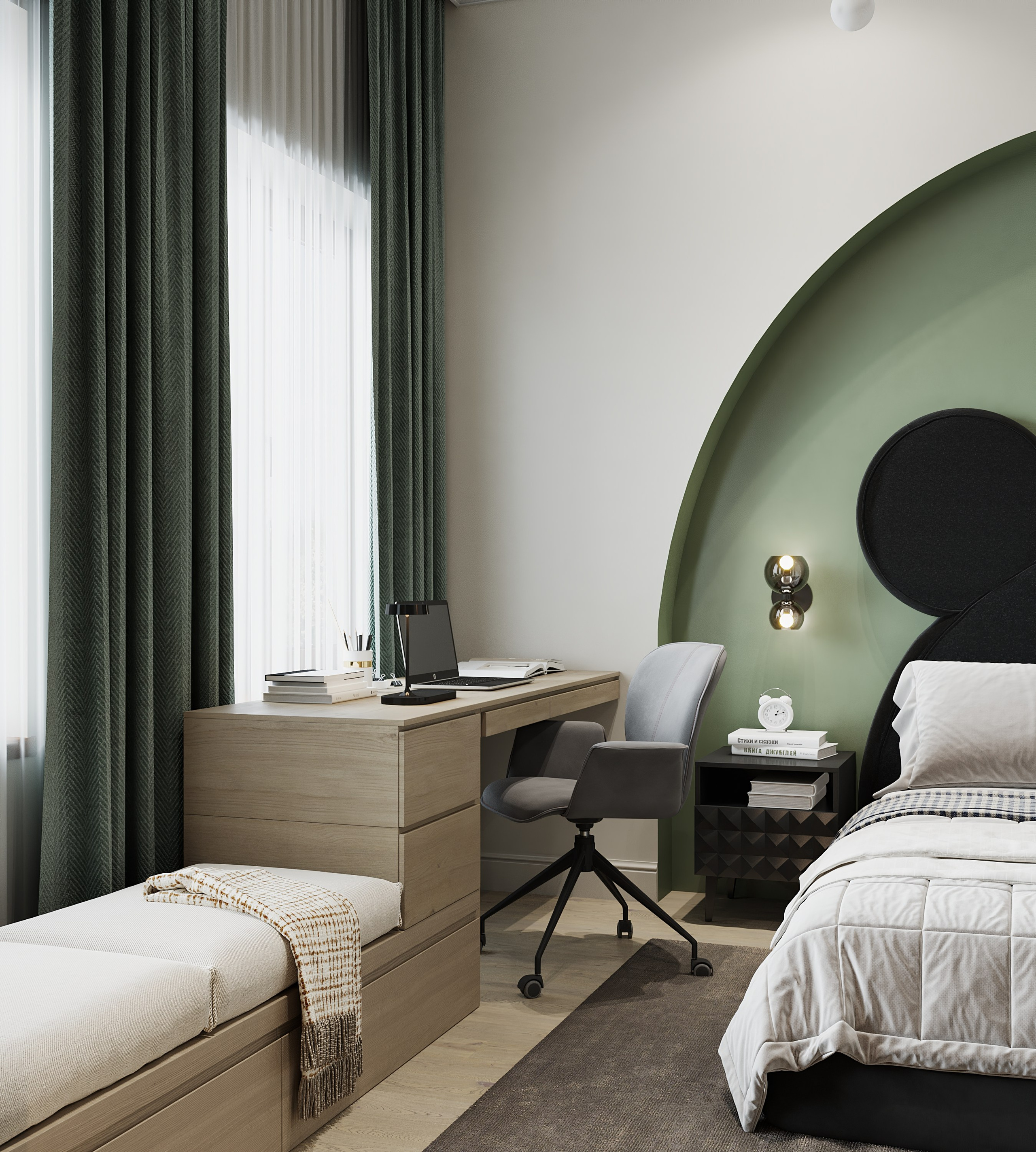 Дом, Красногорск. Modern Muf студия дизайна интерьера