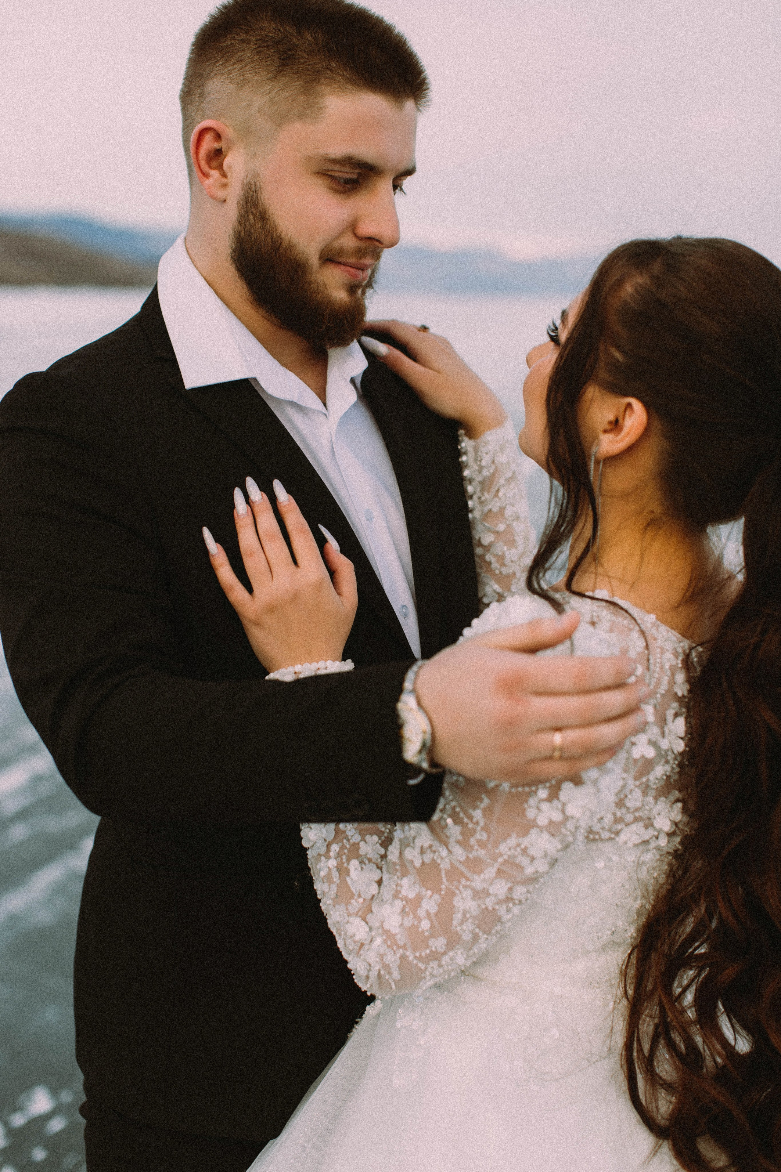 Свадебная зимняя съемка на Байкале. Главная