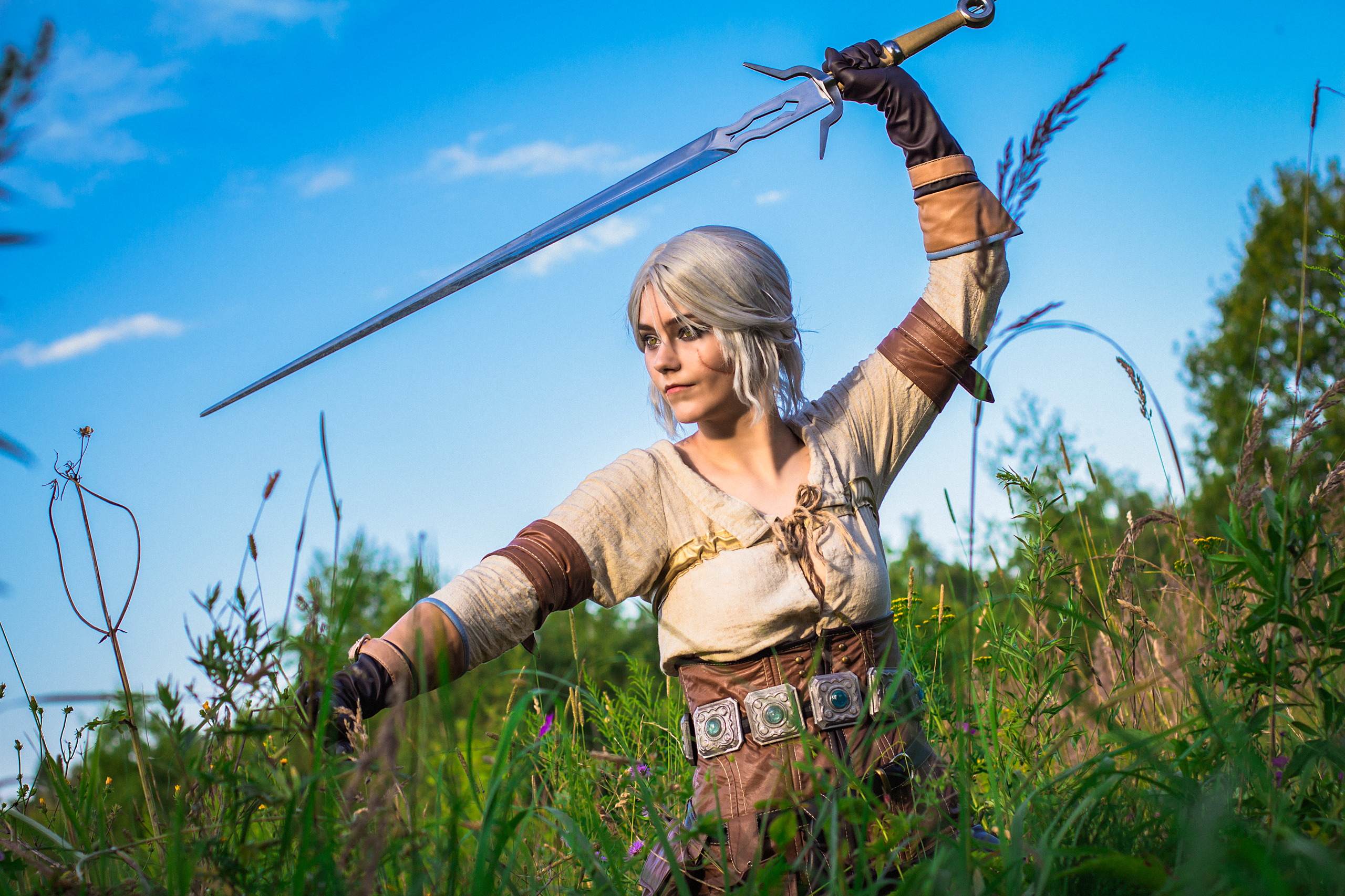 Косплей Цирилла (персонаж цикла «Ведьмак»). Репортажный фотограф Анастасия Рубцова