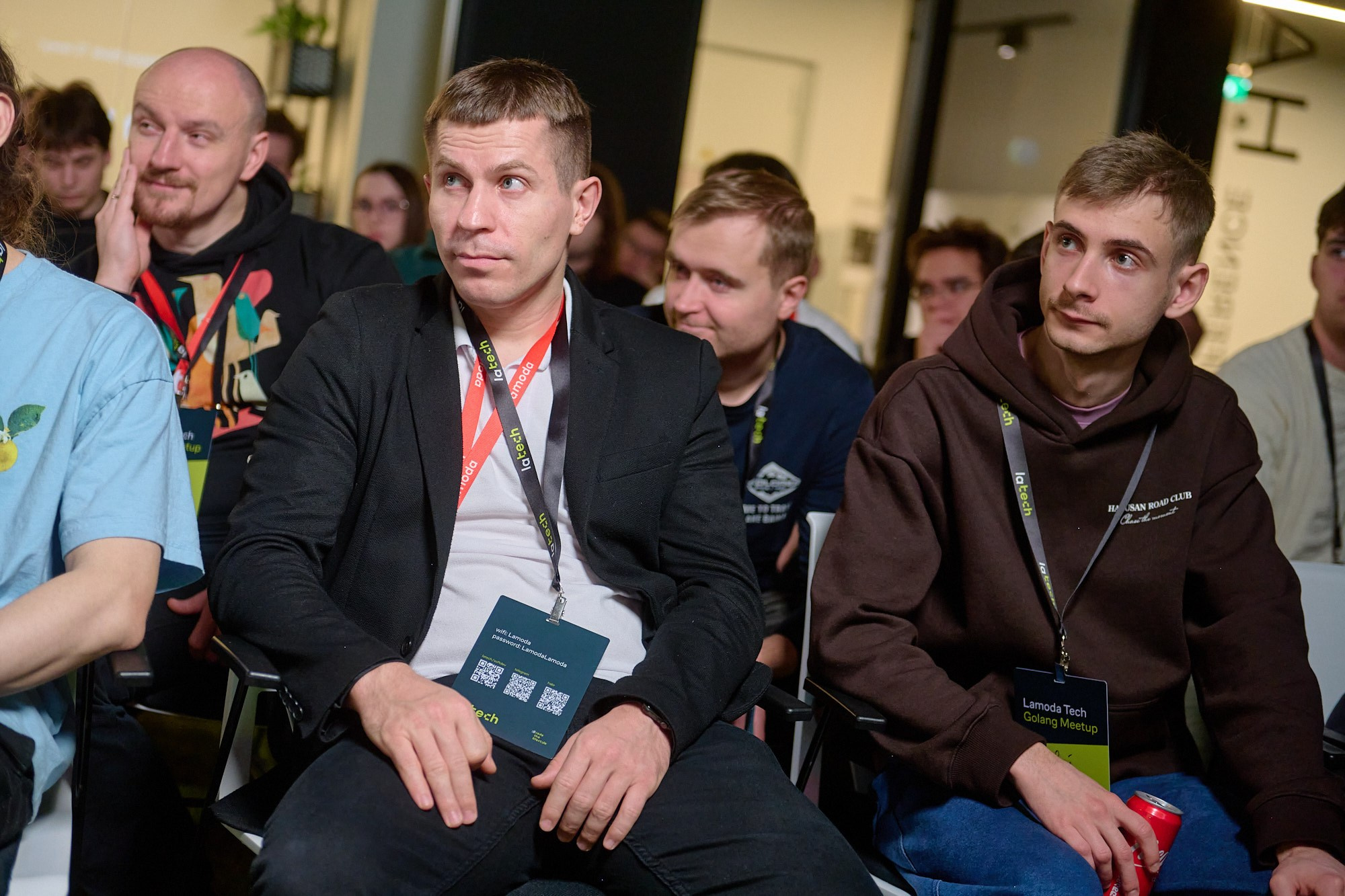 GoLang митап в Lamoda. Репортажный фотограф в Москве Вадим Францев