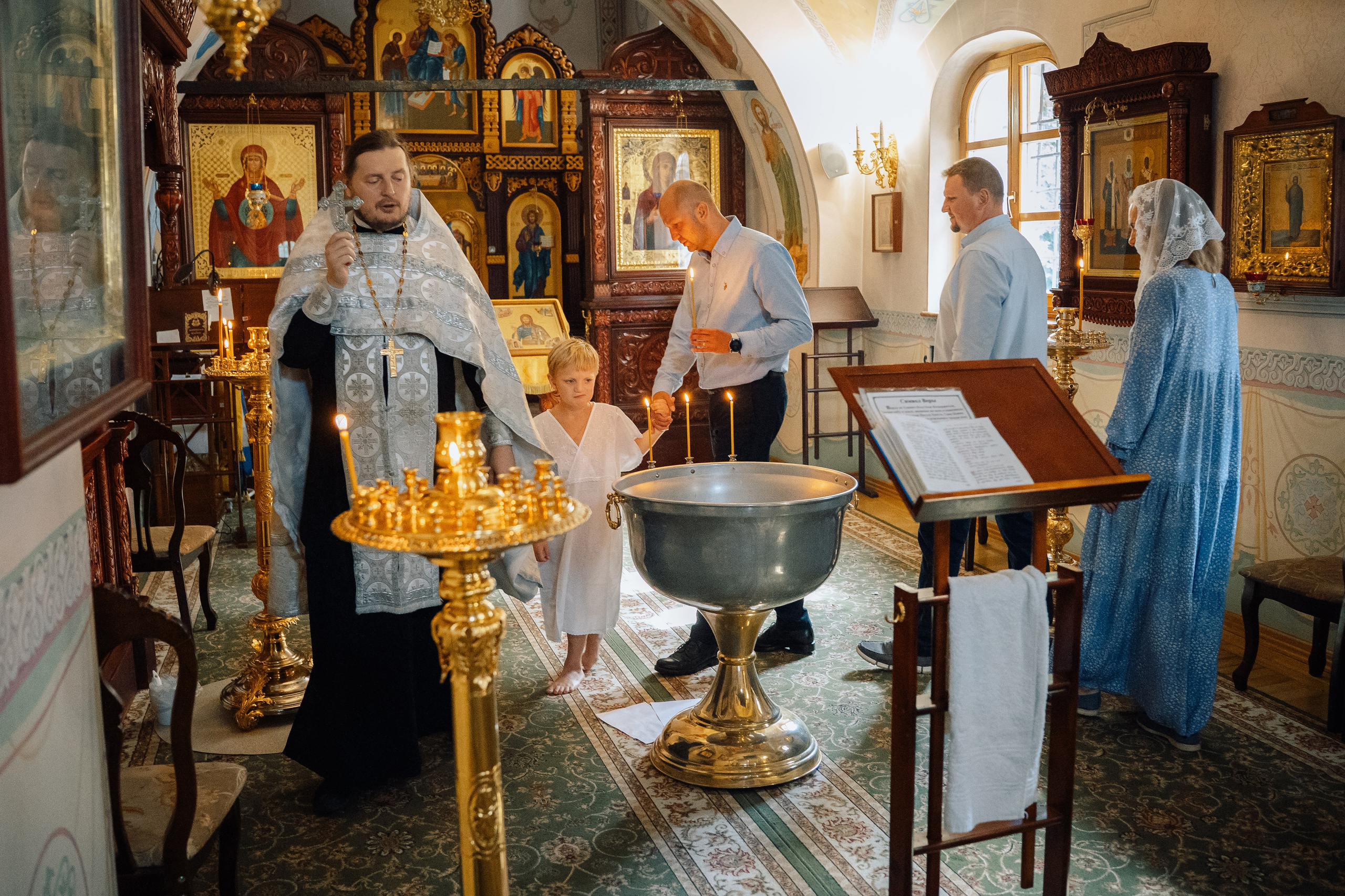 Крещение Марка. Фотограф Казакова Анастасия