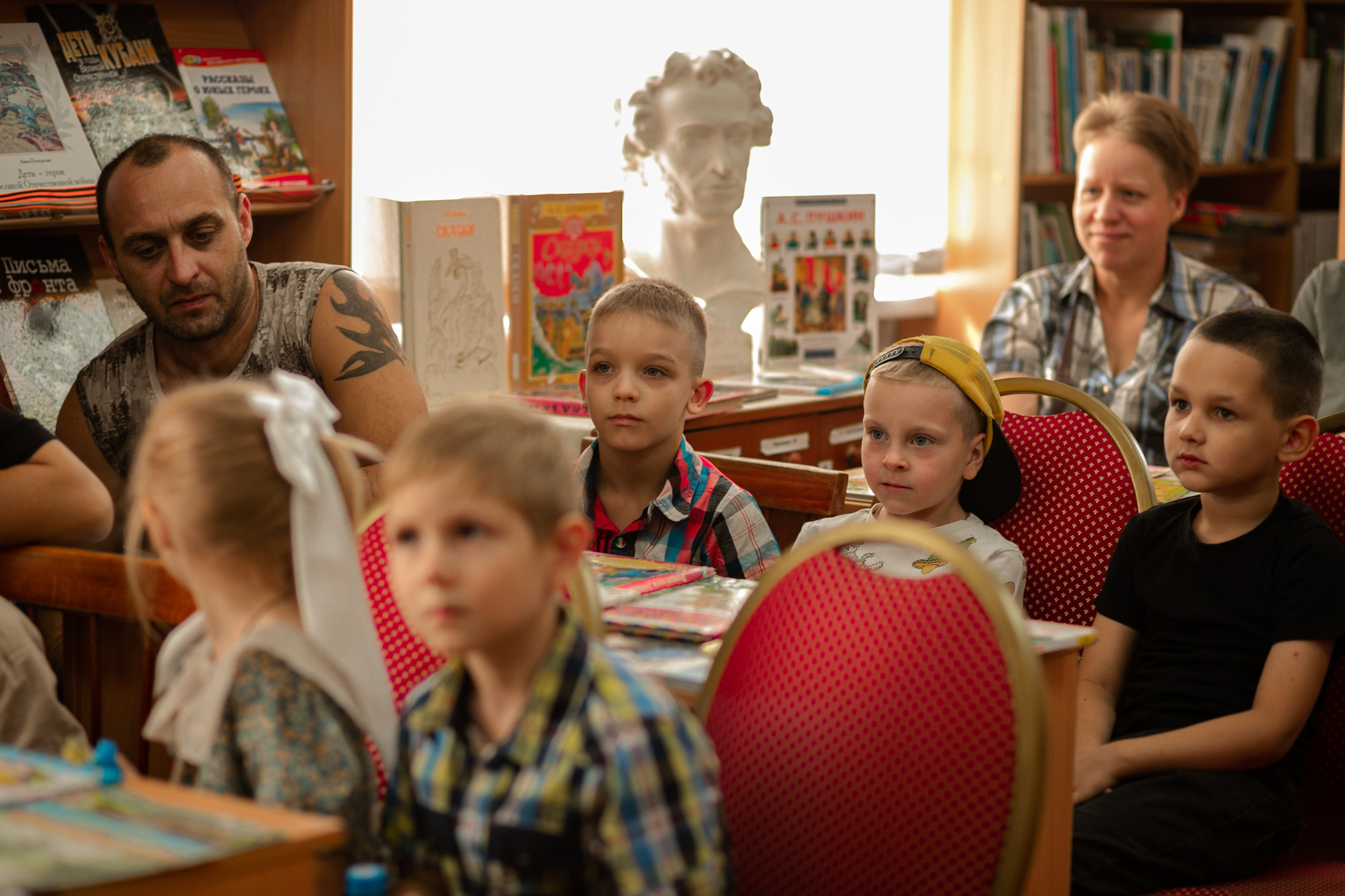 Экскурсия в библотеку. Фотограф Неверова Катерина