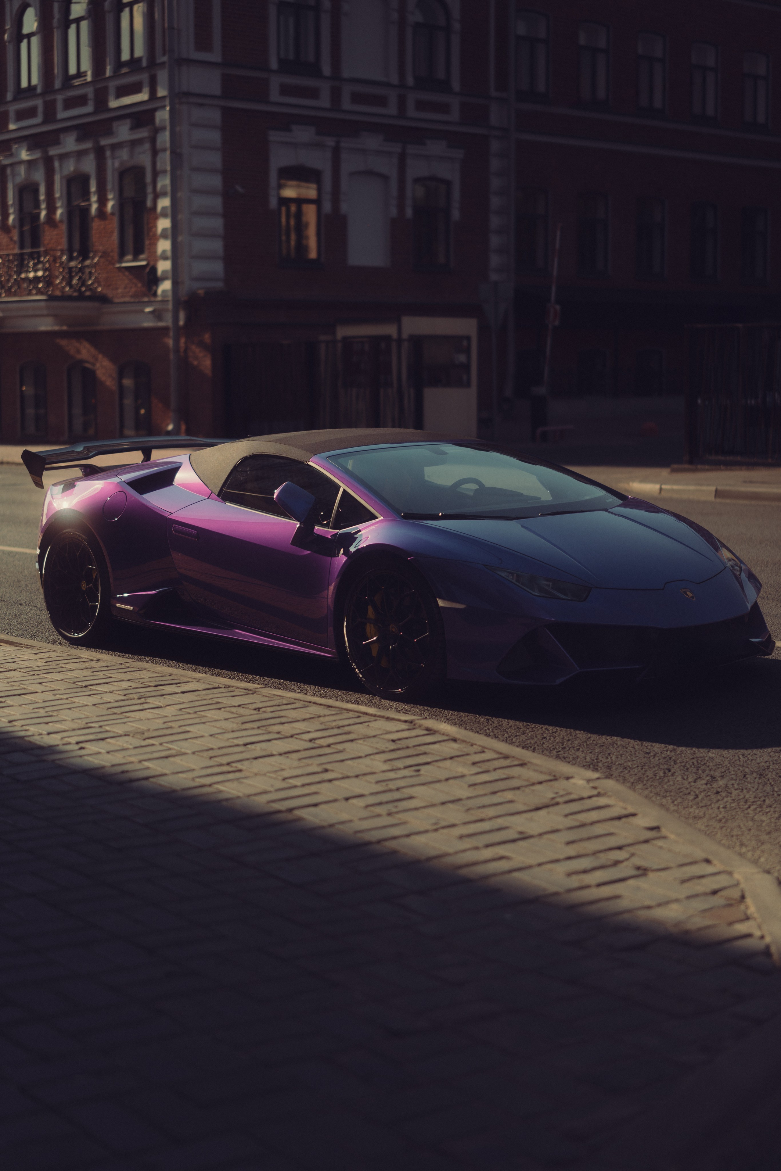 Photoshoot of Lamborghini Huracán EVO Spyder