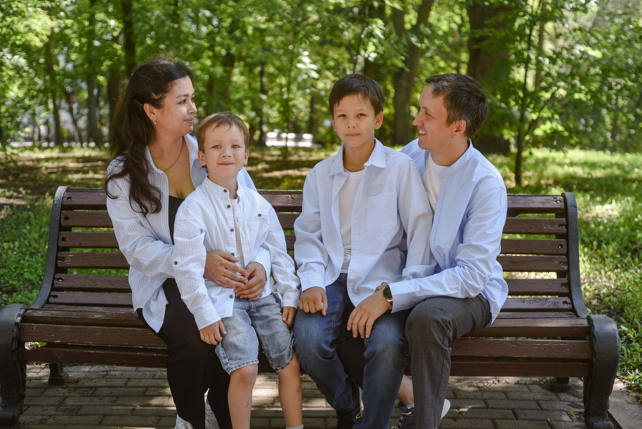 Семейная съемка в парке. Семейный и свадебный фотограф в г. Уфа Динара