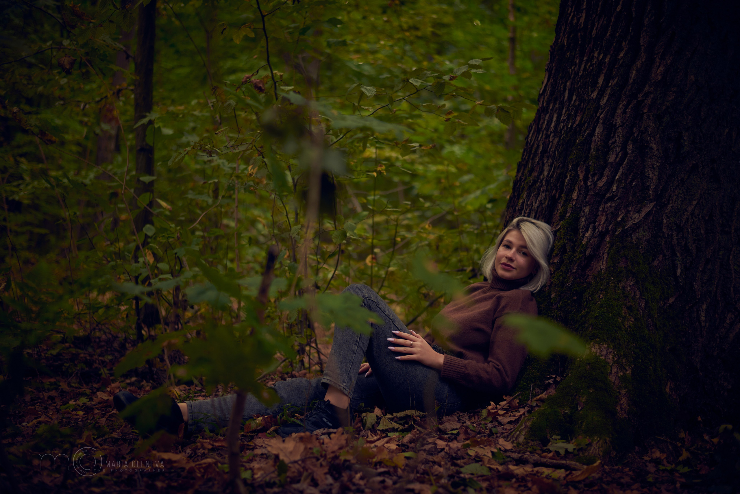 Прогулка с собакой. Фотограф Мария Оленева