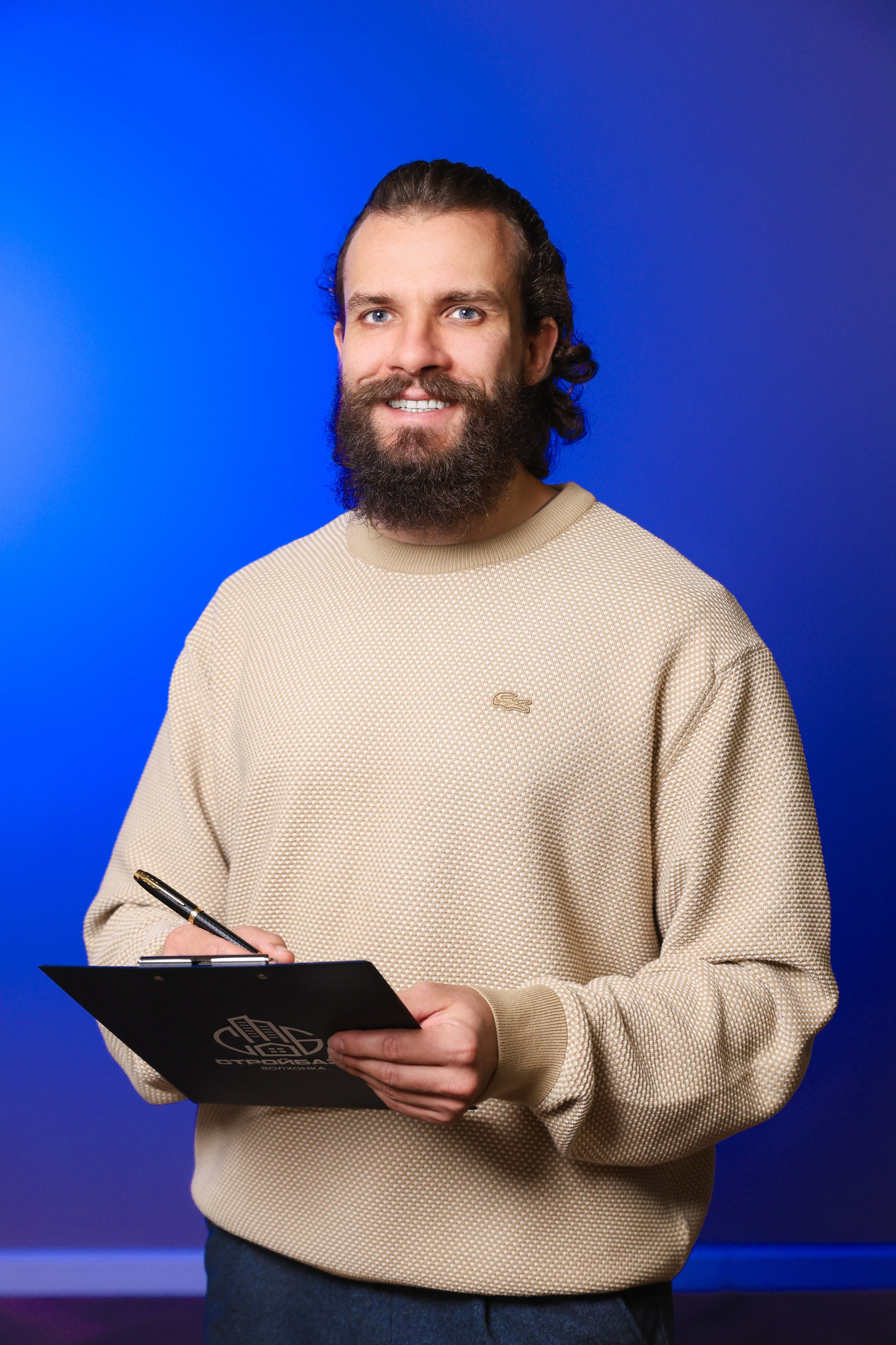 Выездные портреты для стройбазы «Волохонка». Снимаю съемки