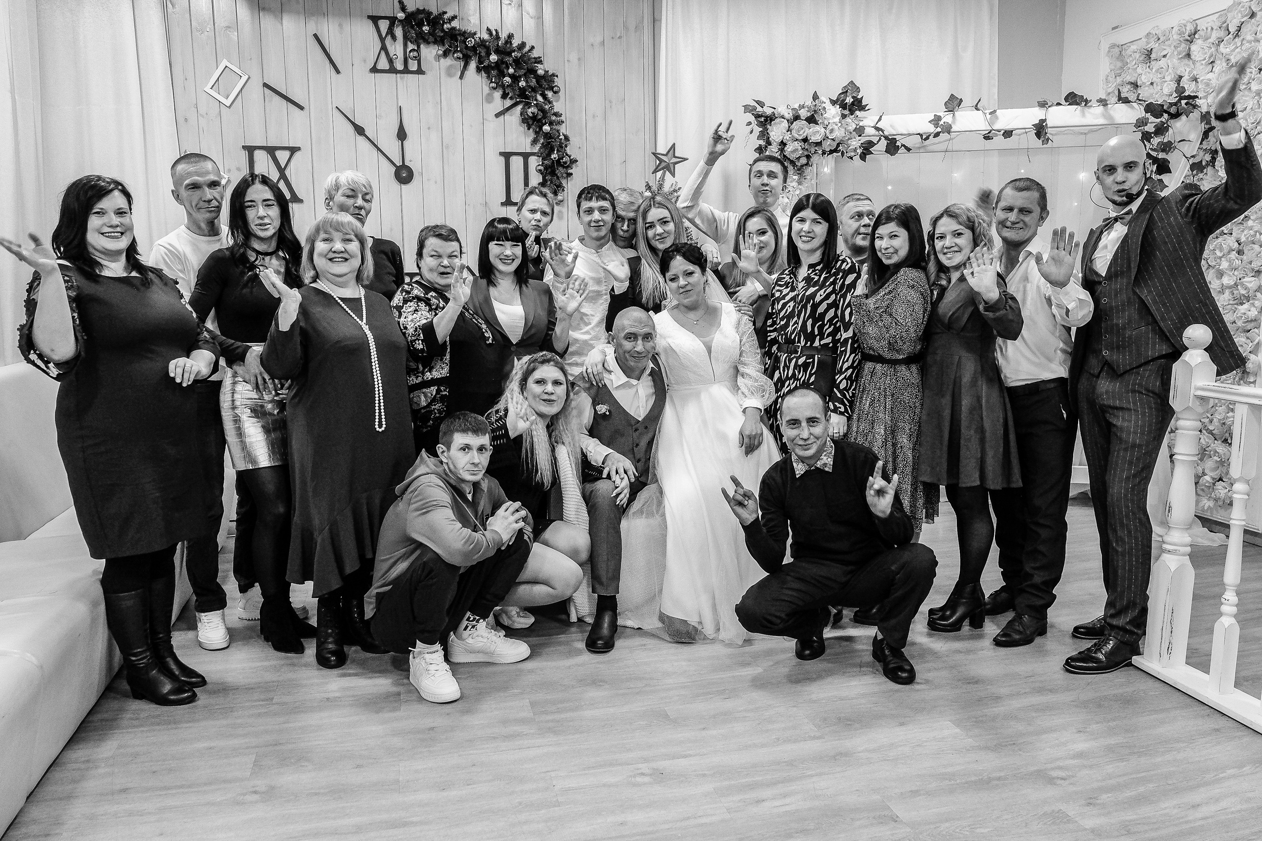 общее фото гостей на свадьбе фото на свадьбе свадебная фотография свадебный фотограф