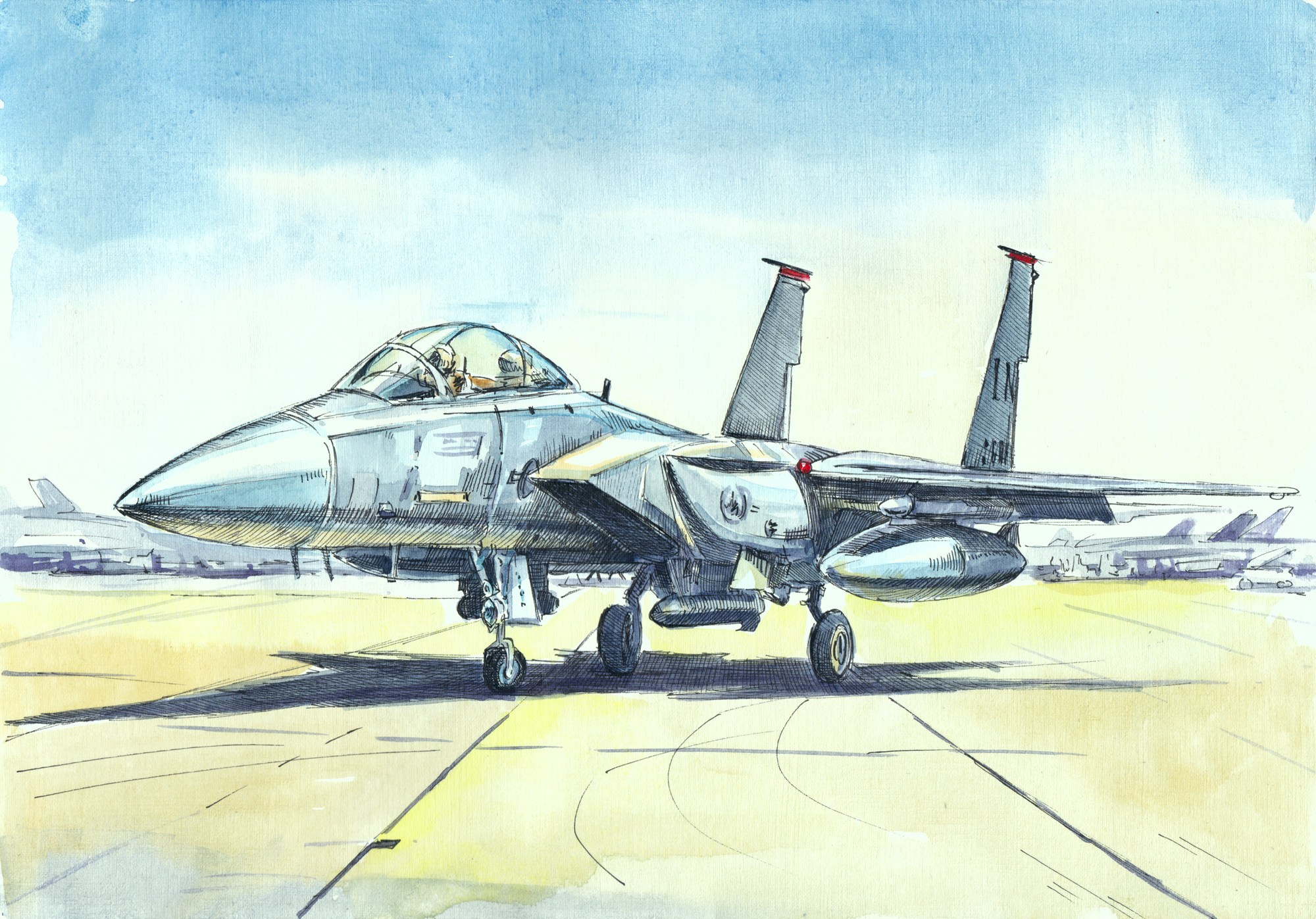 Авиация. Художник Александр Петрунин