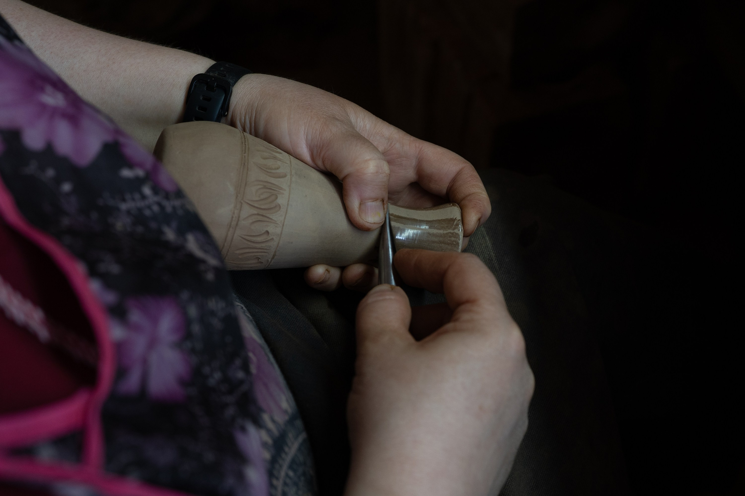 Clay and smoke. Liidia Dubinina. Documentary Photographer