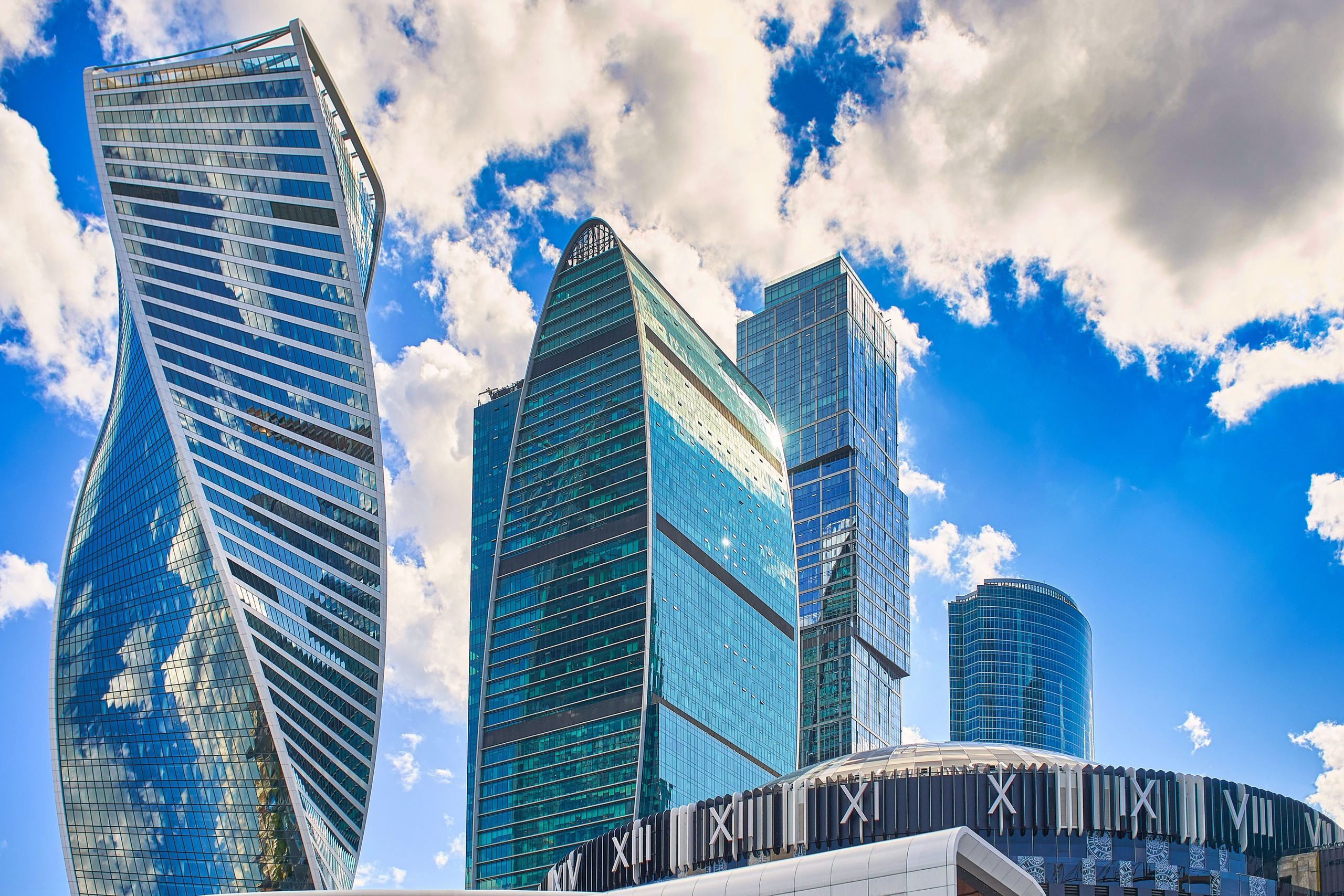 Женский портрет в Москва-Сити. Фотограф Владимир Артамонов